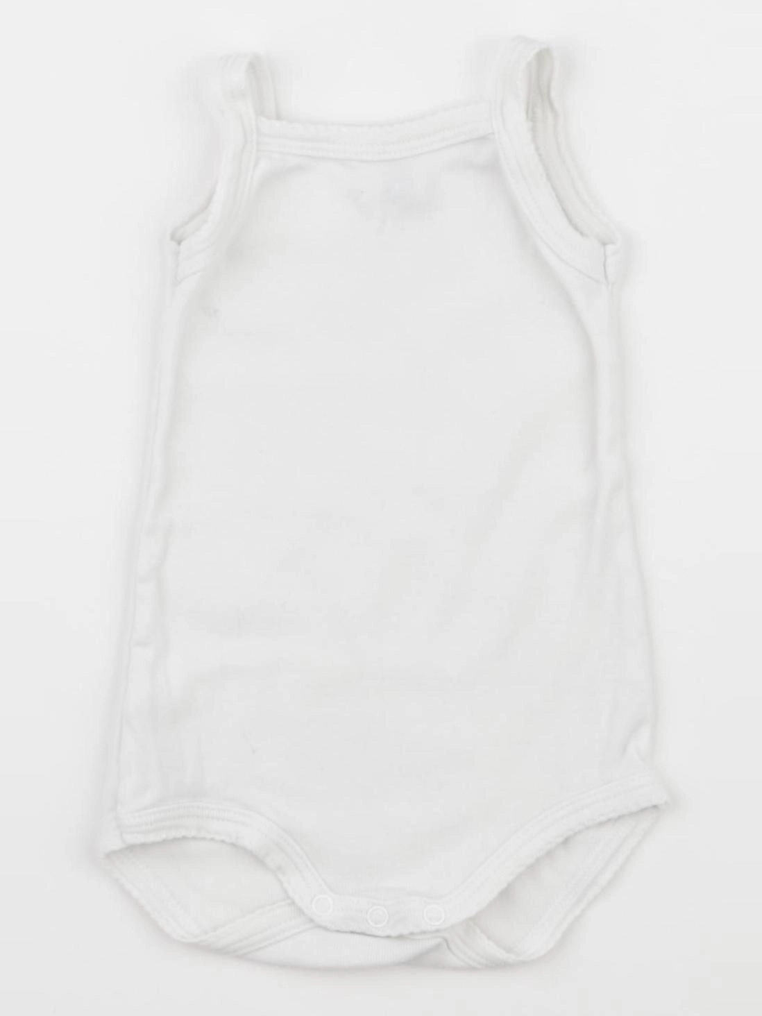 Petit Bateau - body blanc - 3 mois
