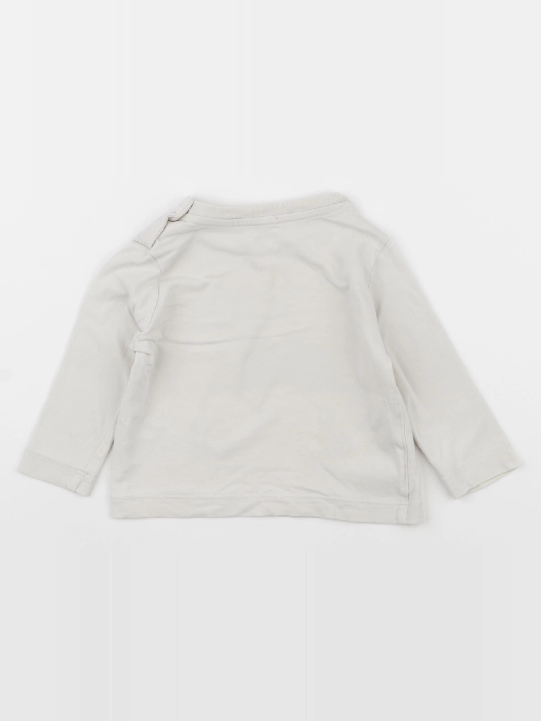 Boutchou - tee-shirt beige - 6 mois