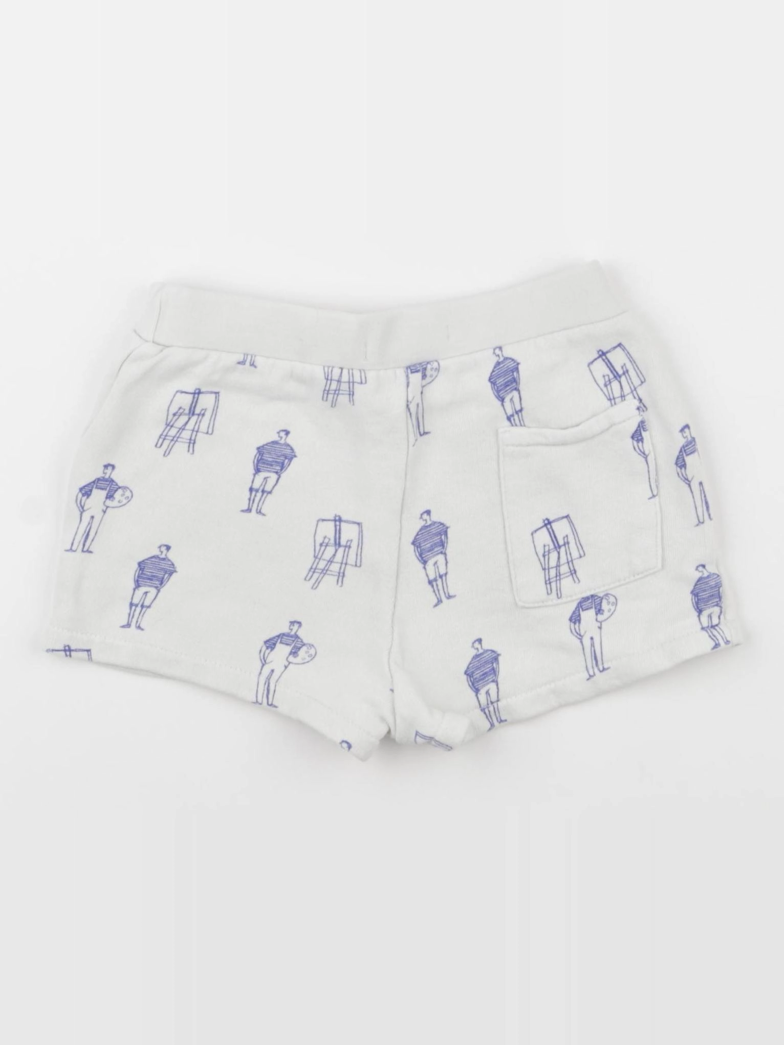 Bobo Choses - short bleu - 12/18 mois