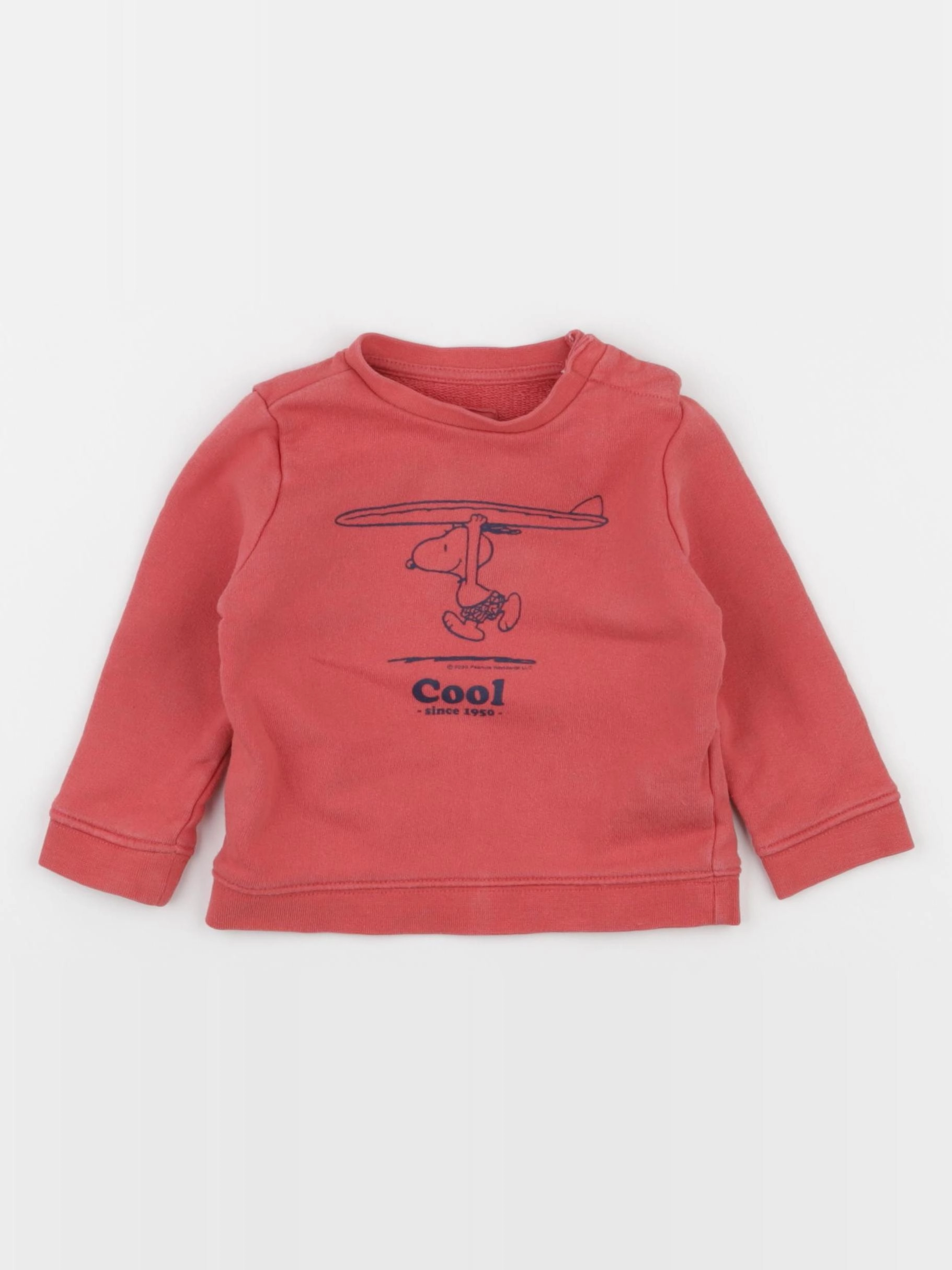 Cyrillus - sweat rouge - 9 mois