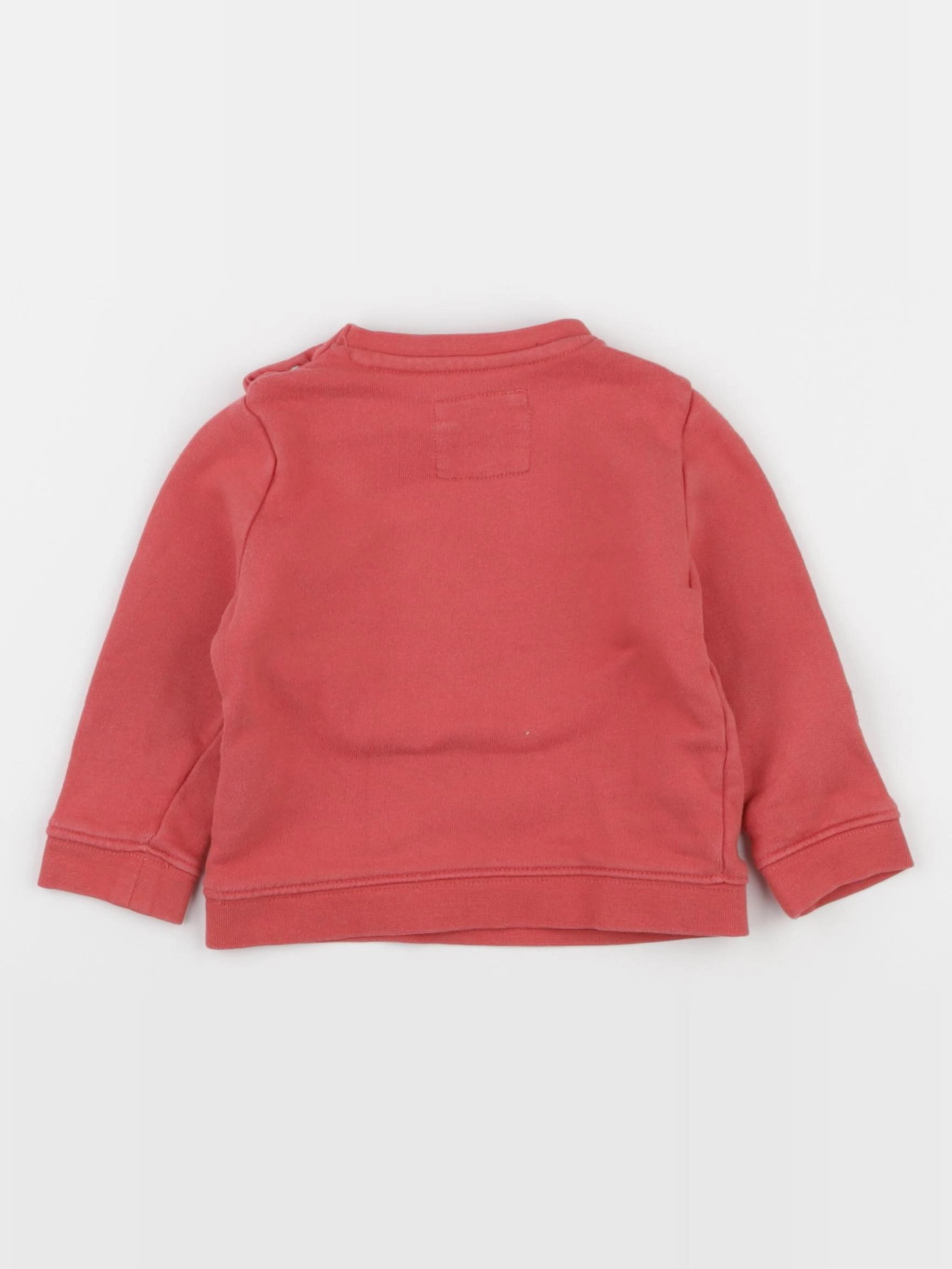 Cyrillus - sweat rouge - 9 mois