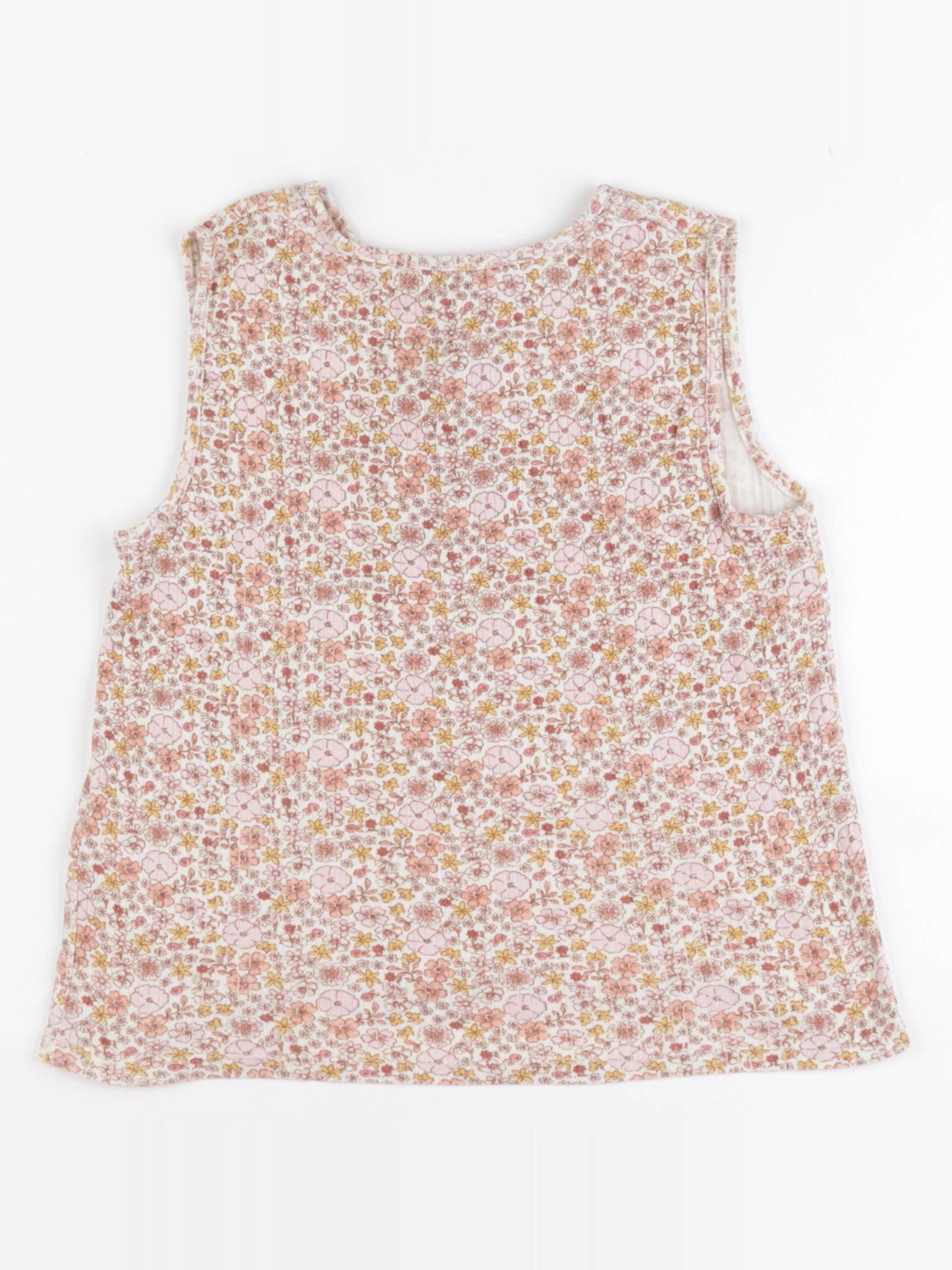 Vertbaudet - débardeur beige - 8 ans