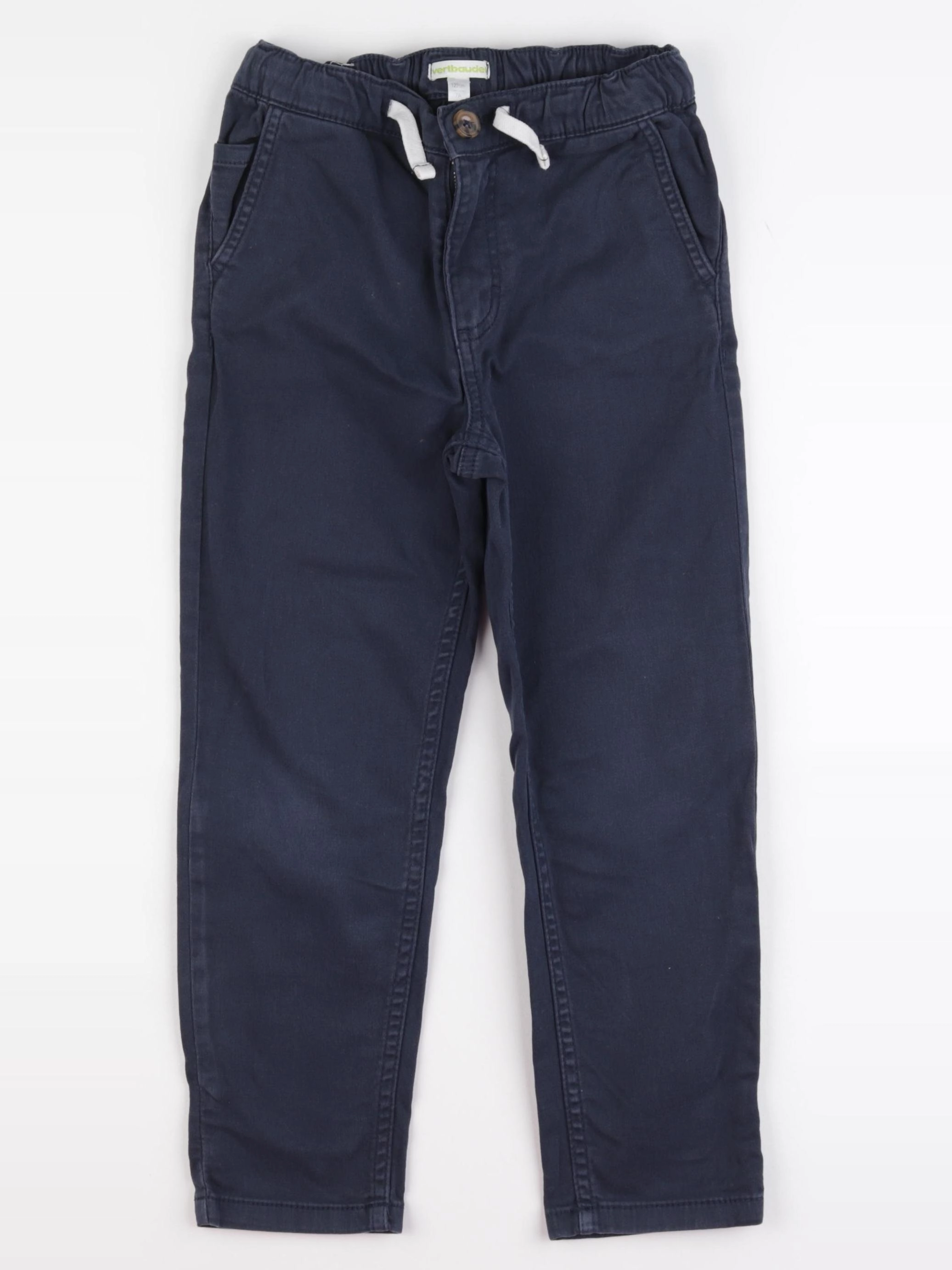 Vertbaudet - pantalon bleu - 7 ans
