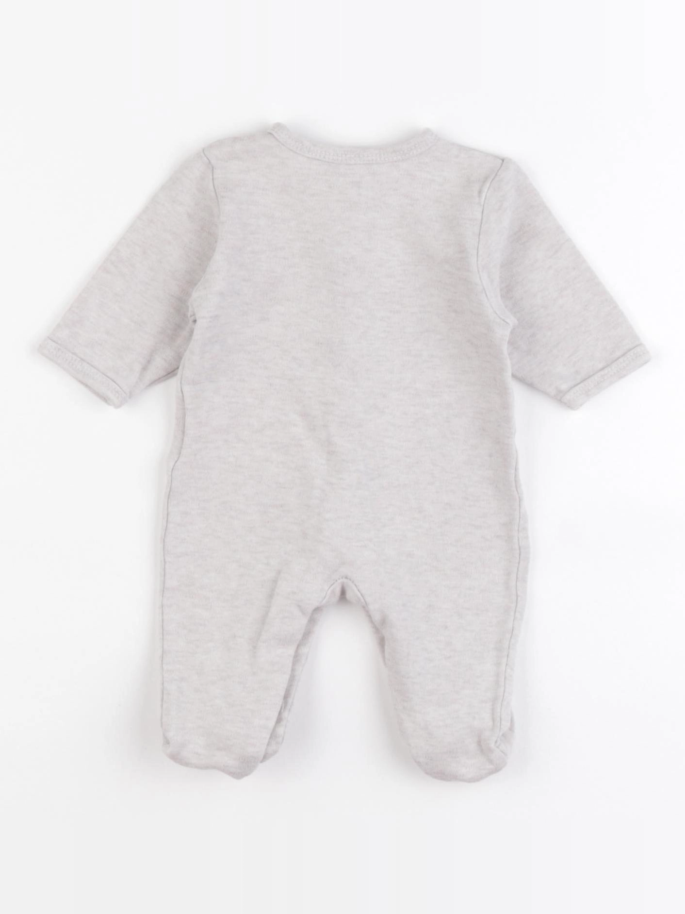 Vertbaudet - pyjama coton beige - 1 mois