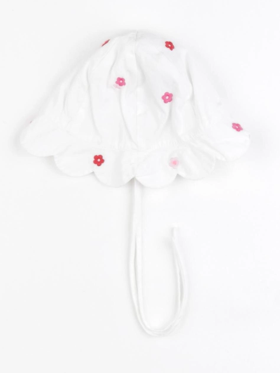 Jacadi - chapeau blanc, rose - 1 mois