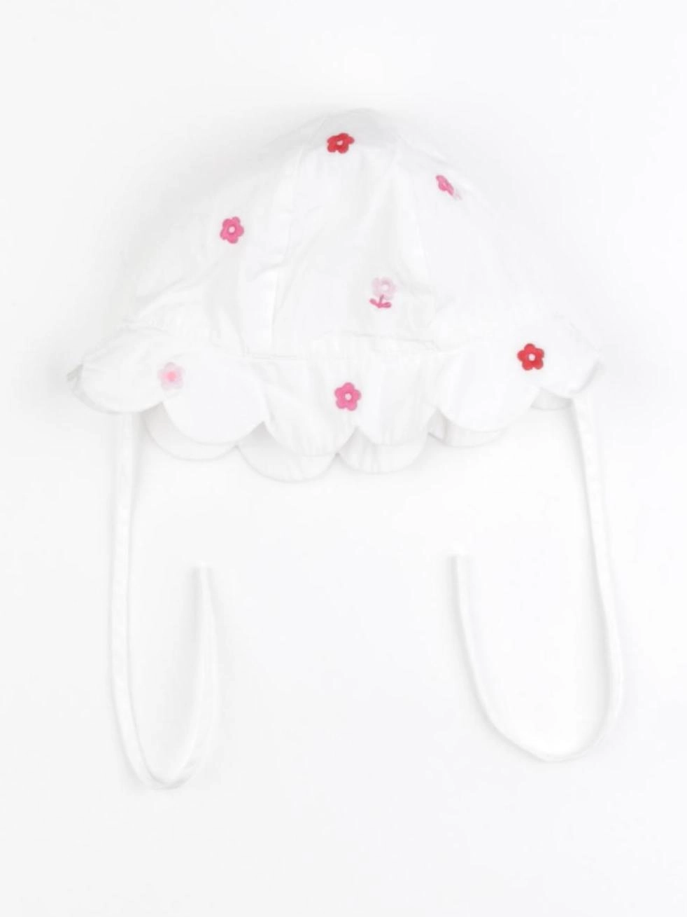 Jacadi - chapeau blanc, rose - 1 mois