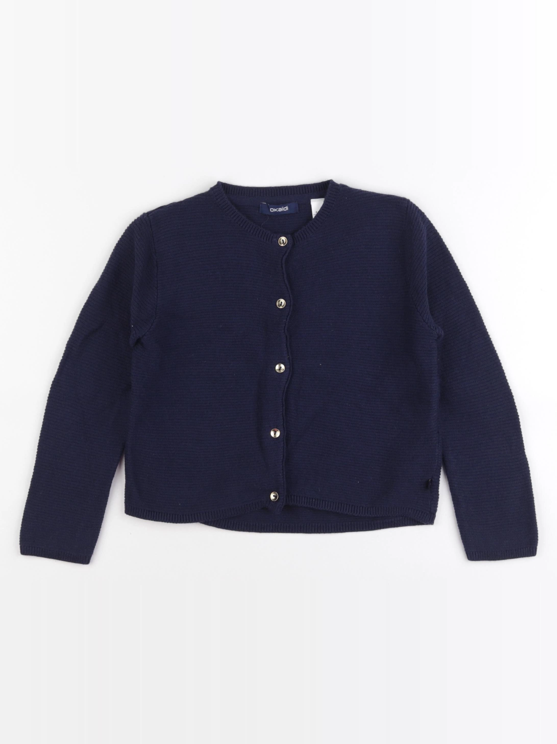 Okaidi - gilet bleu - 5 ans