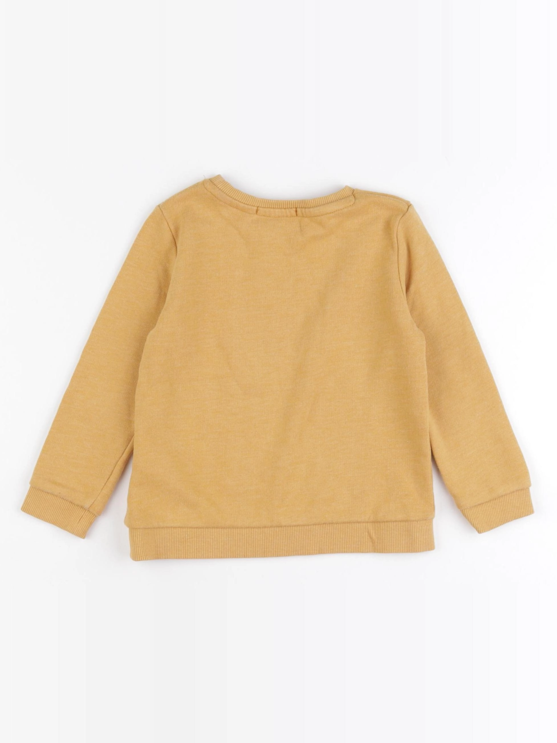 Vertbaudet - sweat jaune - 3 ans