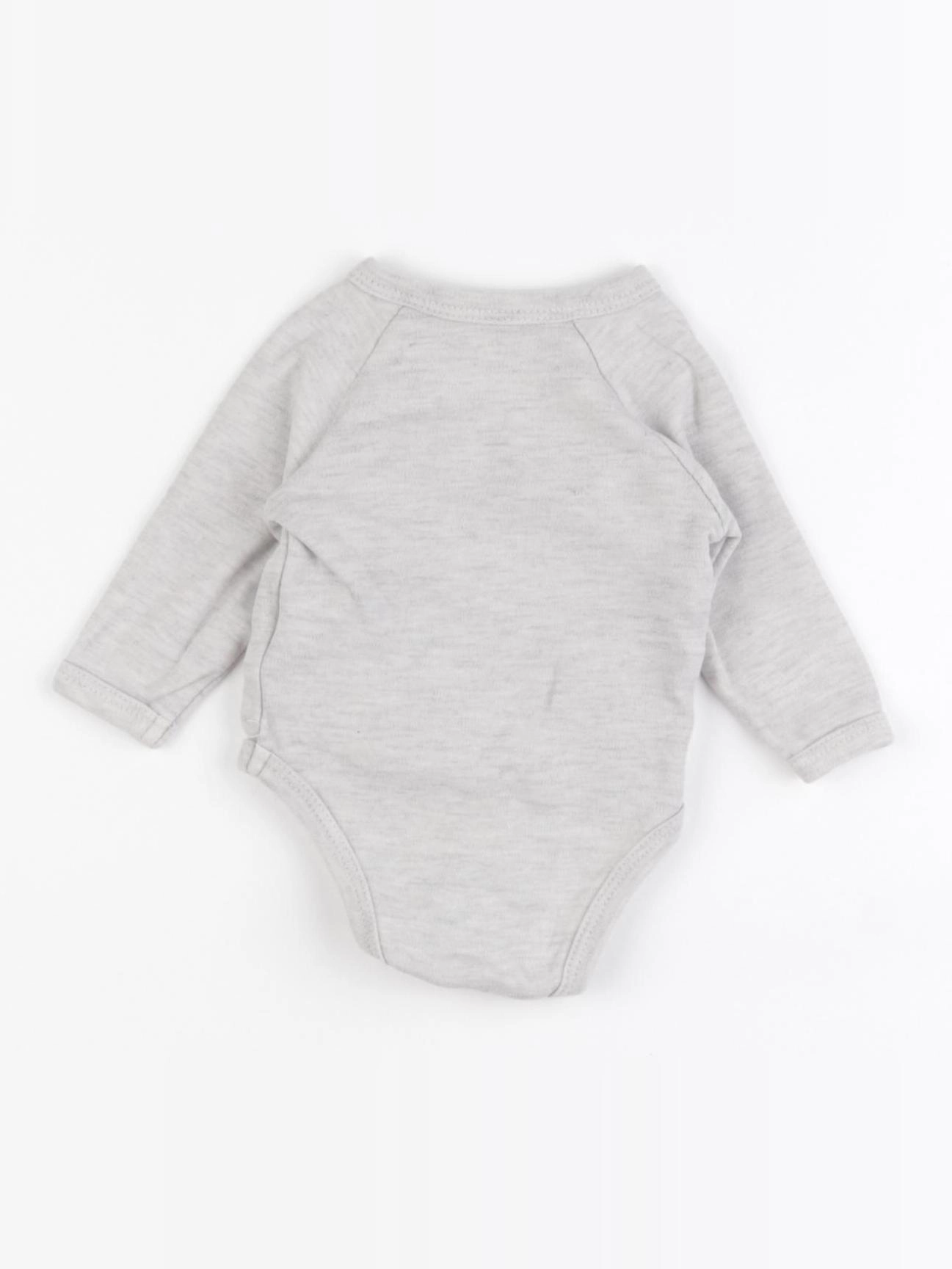 Vertbaudet - body gris - 1 mois