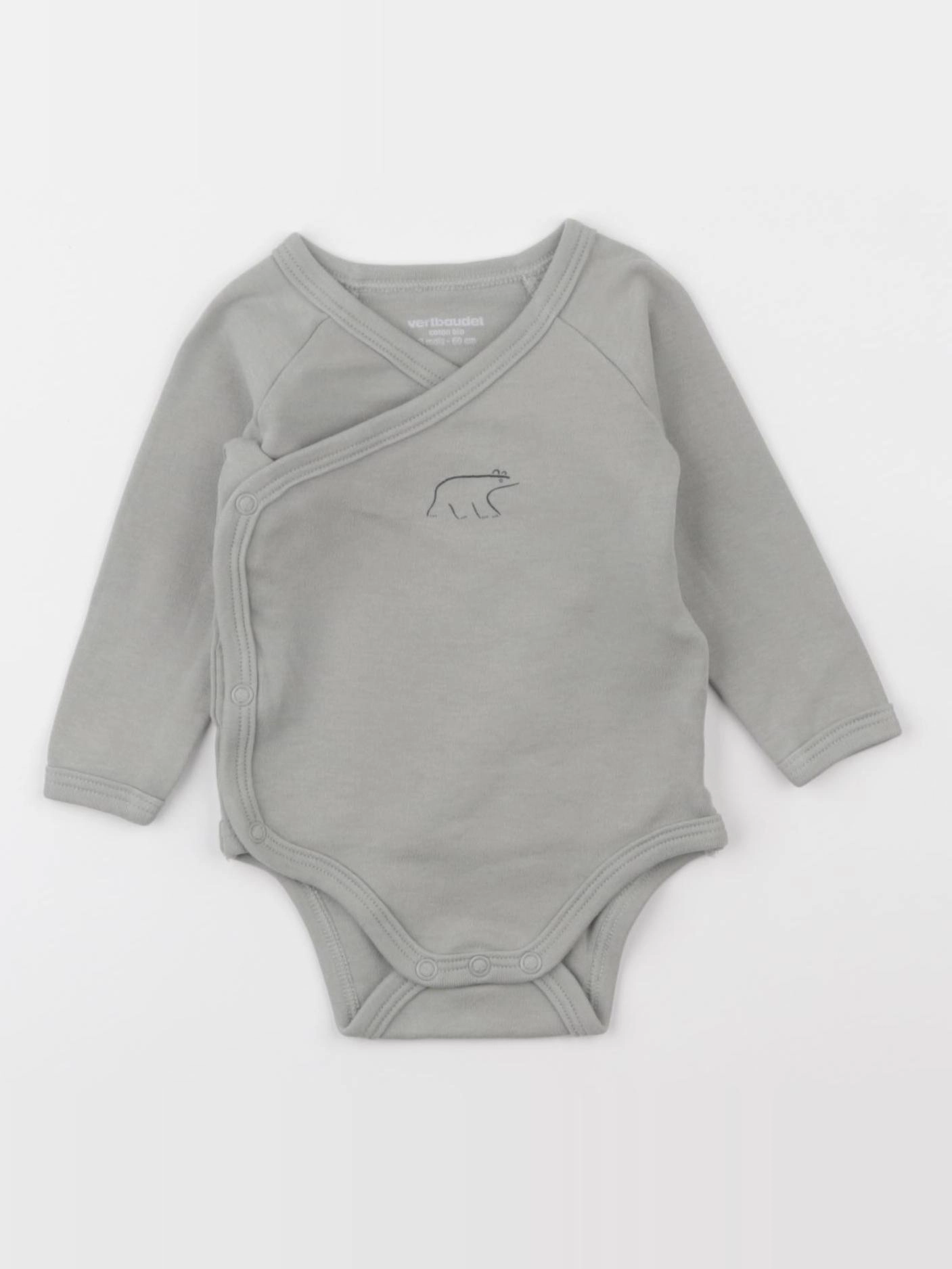 Vertbaudet - body vert - 3 mois