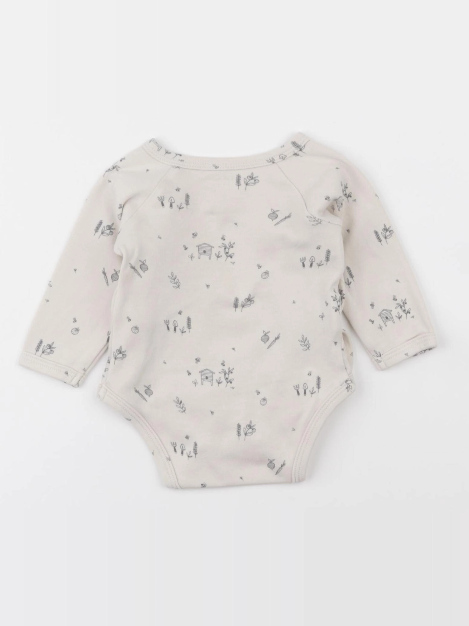 Vertbaudet - body beige - 3 mois