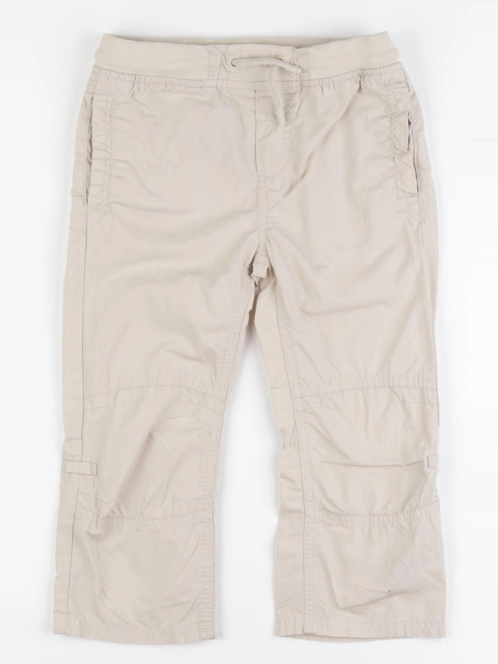 Vertbaudet - pantacourt beige - 7 ans