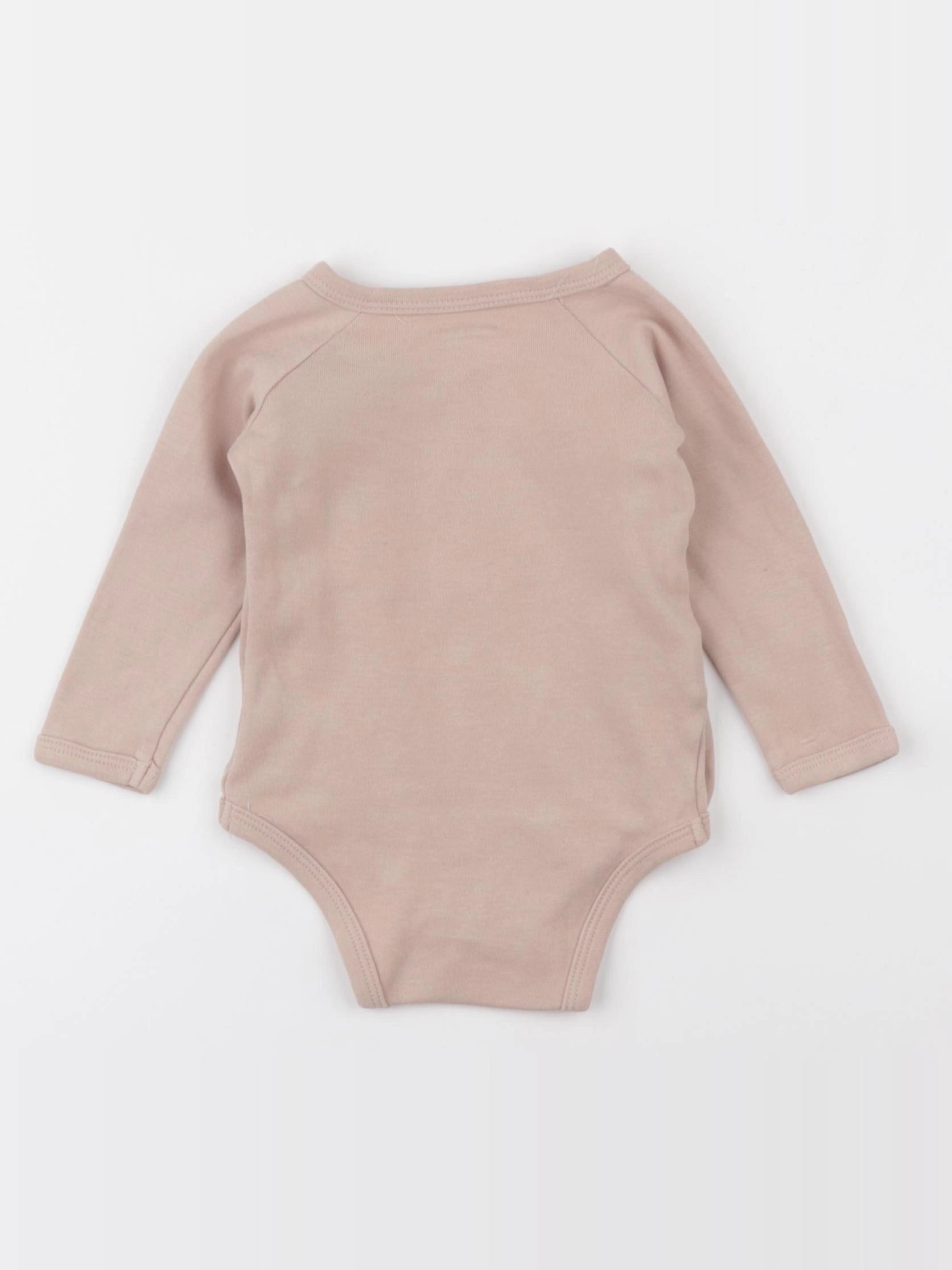 Vertbaudet - body rose - 6 mois