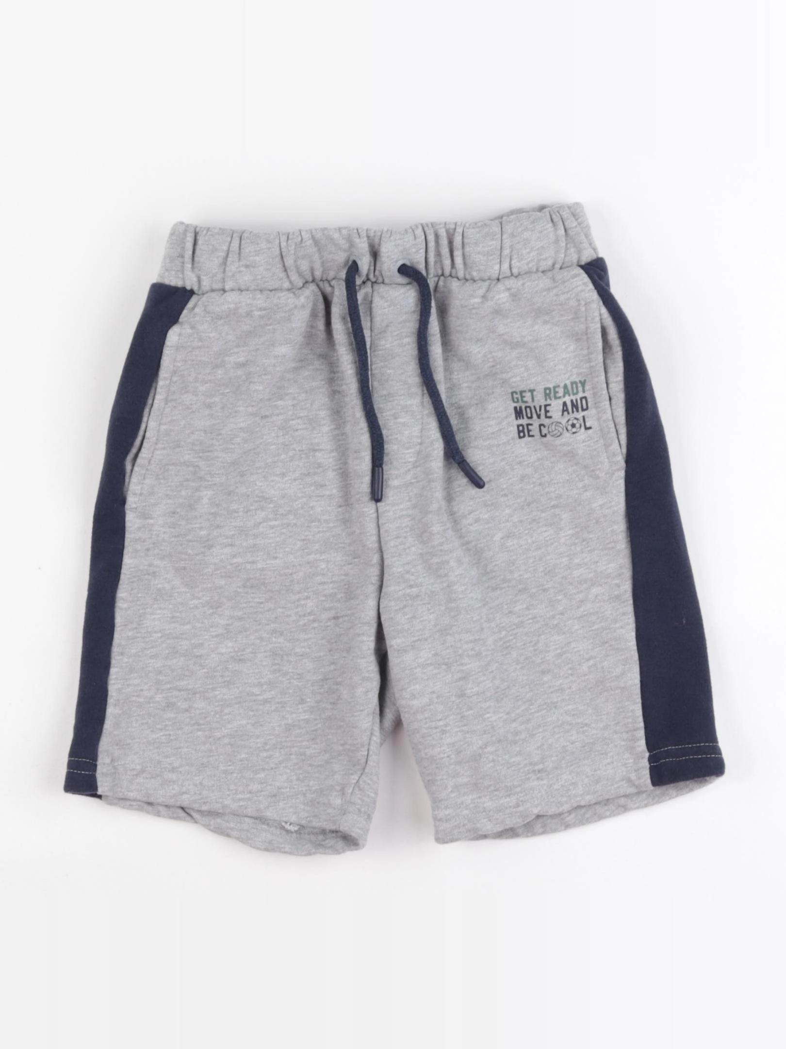 Vertbaudet - short gris - 8 ans