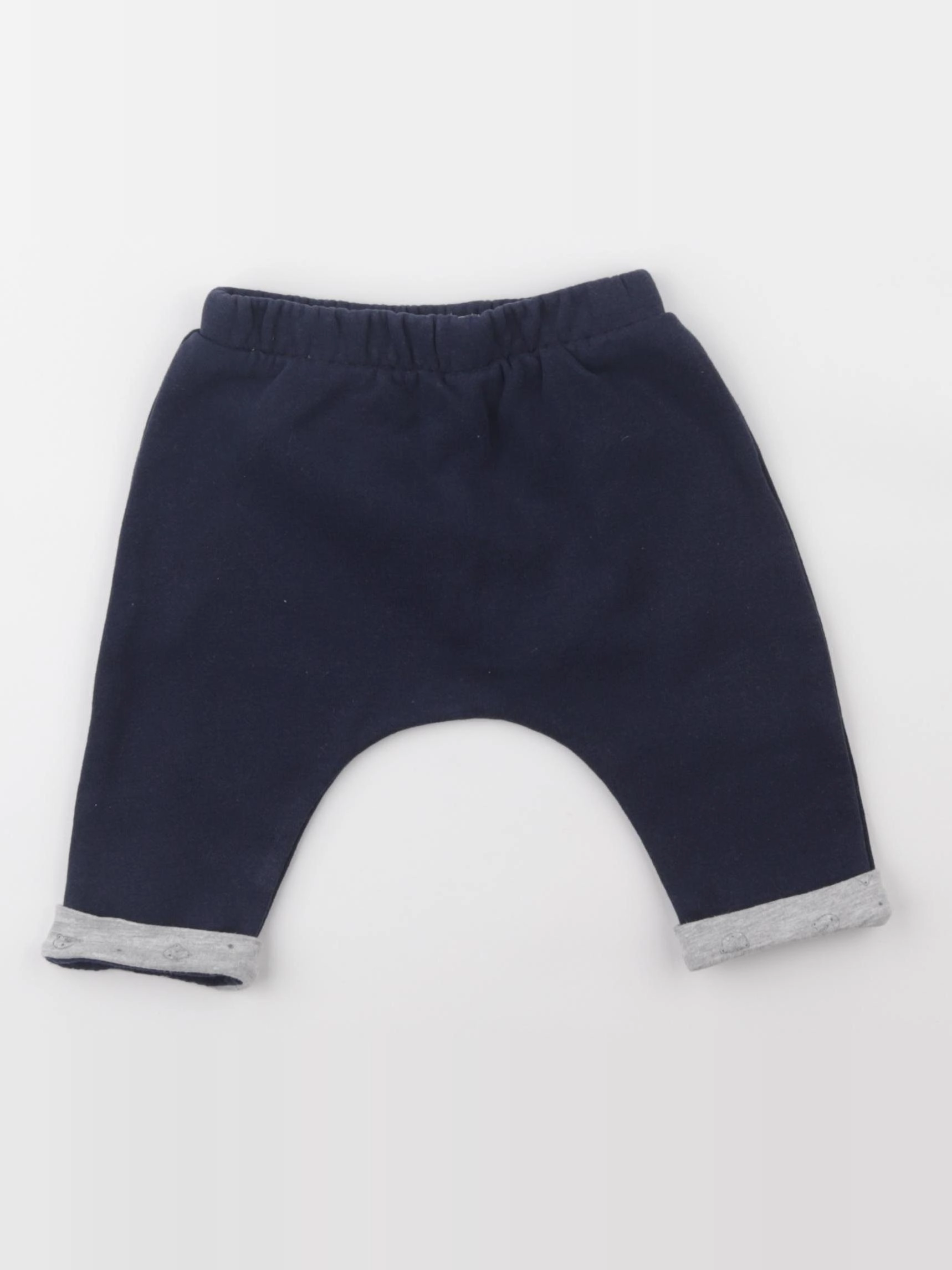 Vertbaudet - pantalon bleu - 3 mois