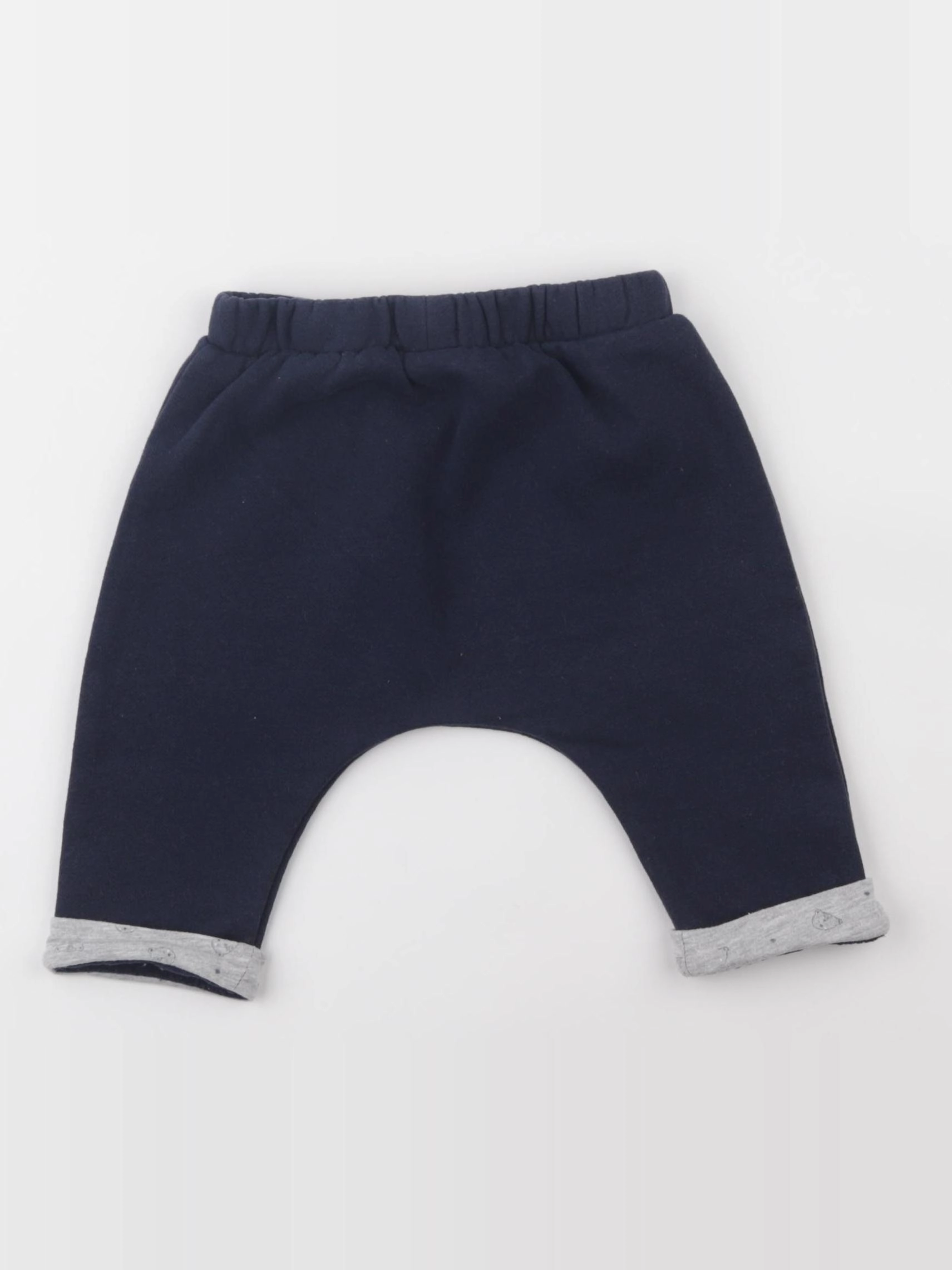 Vertbaudet - pantalon bleu - 3 mois