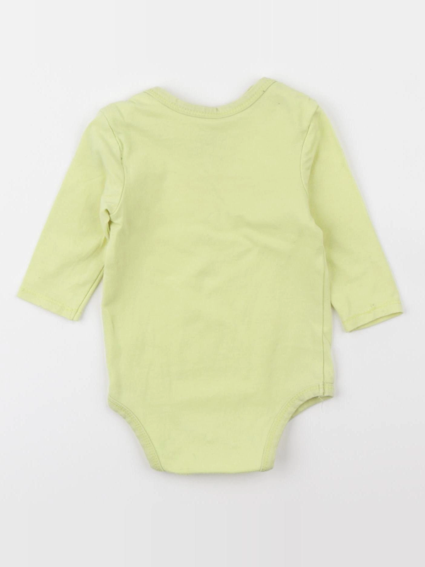 Tape à l'oeil - body jaune - 3 mois