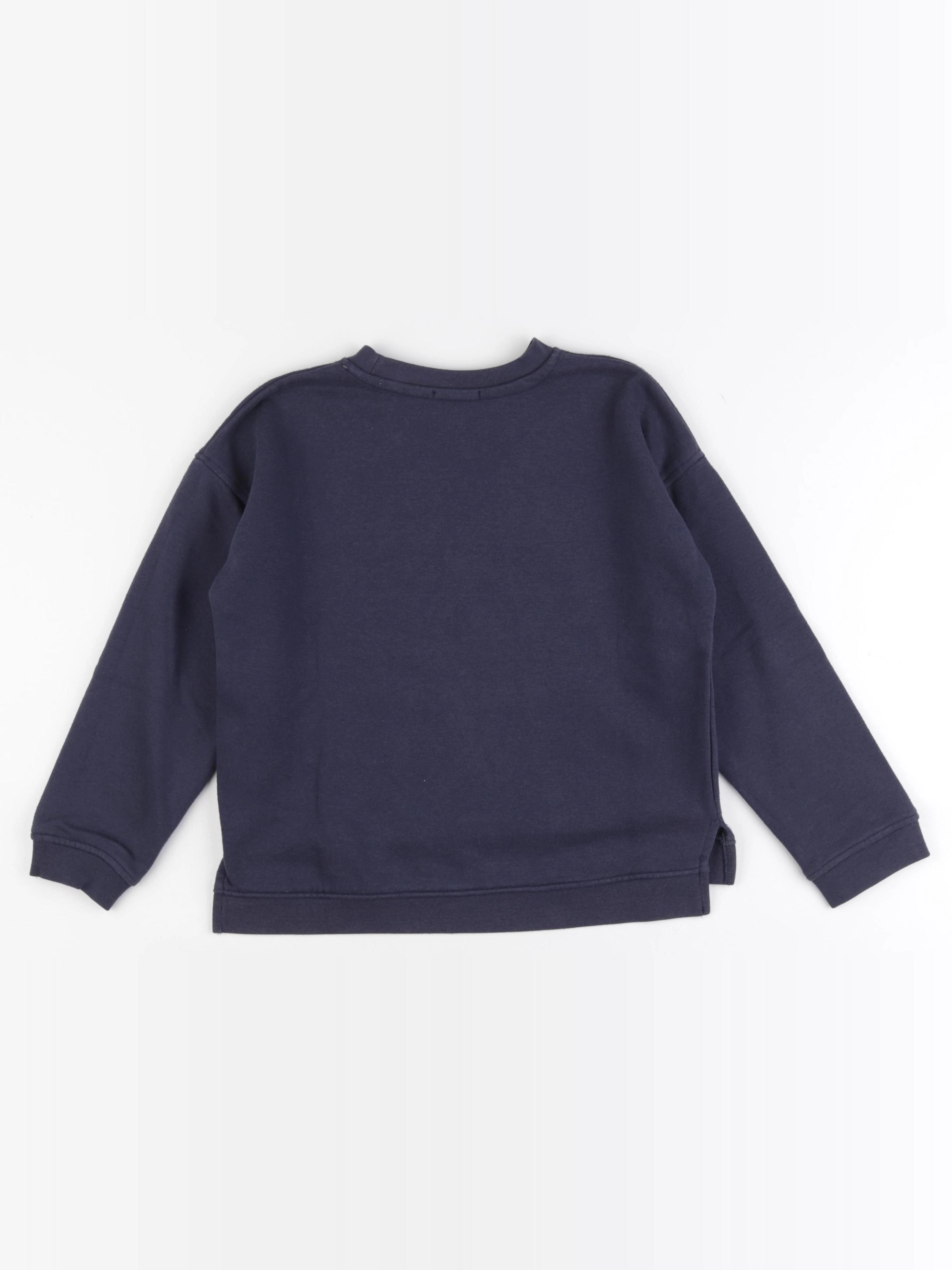 Vertbaudet - sweat bleu - 8 ans