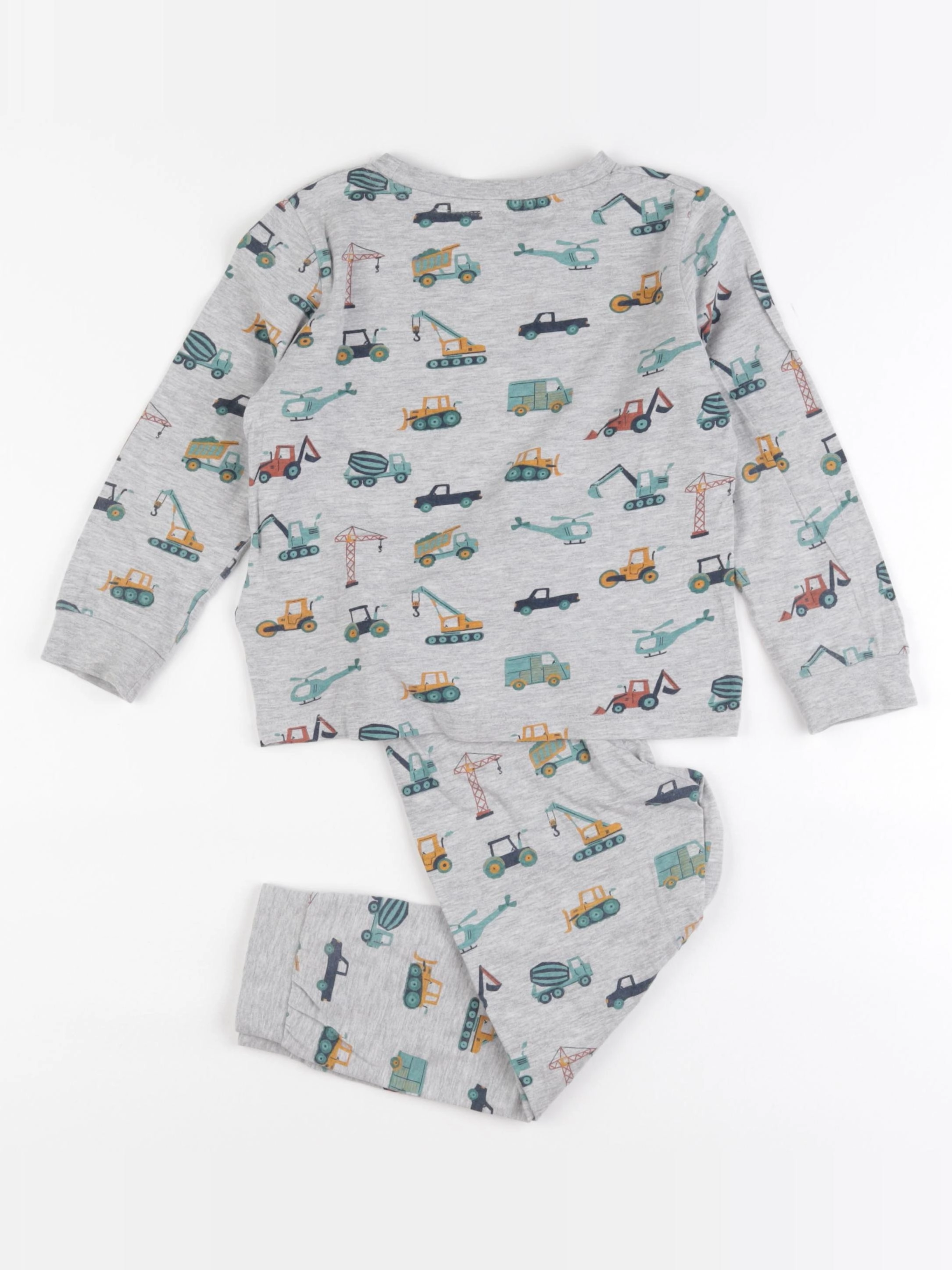 Vertbaudet - pyjama coton gris - 4 ans