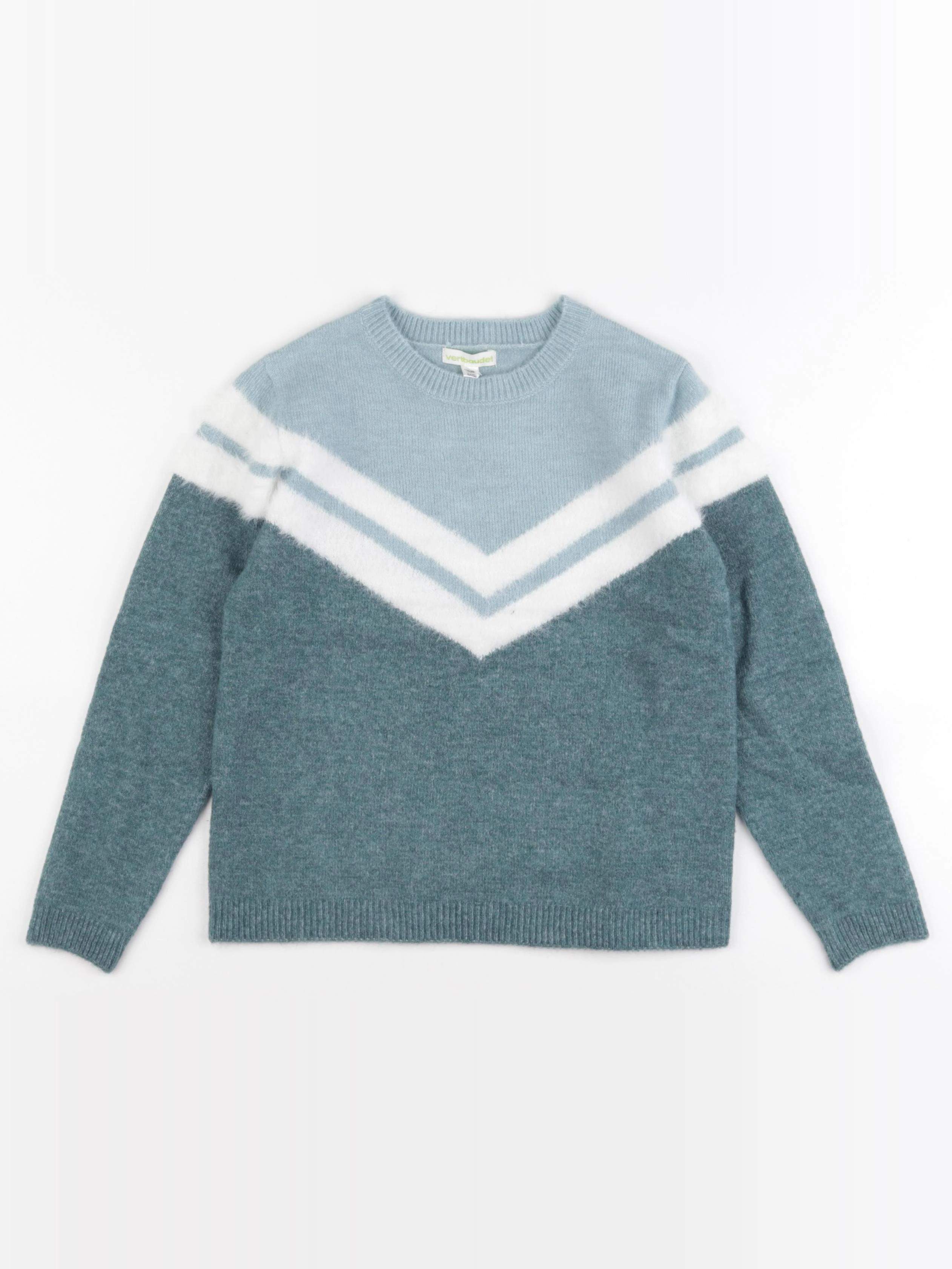 Vertbaudet - pull bleu - 8 ans