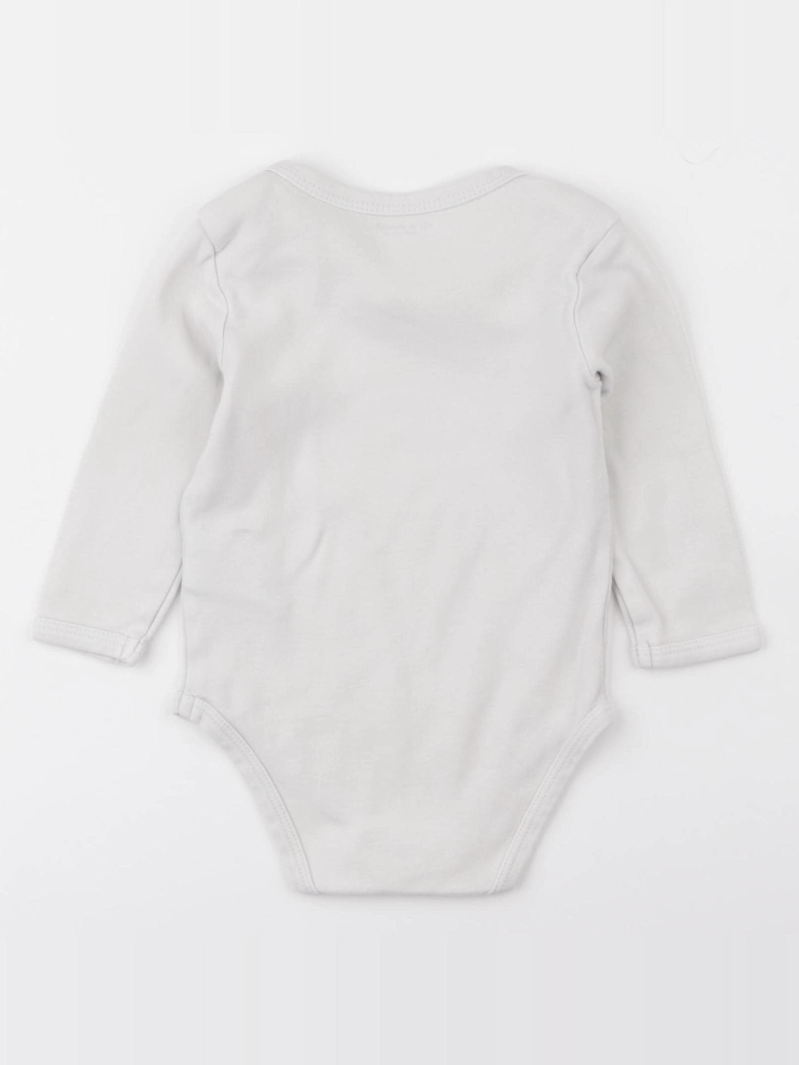 Vertbaudet - body gris - 12 mois