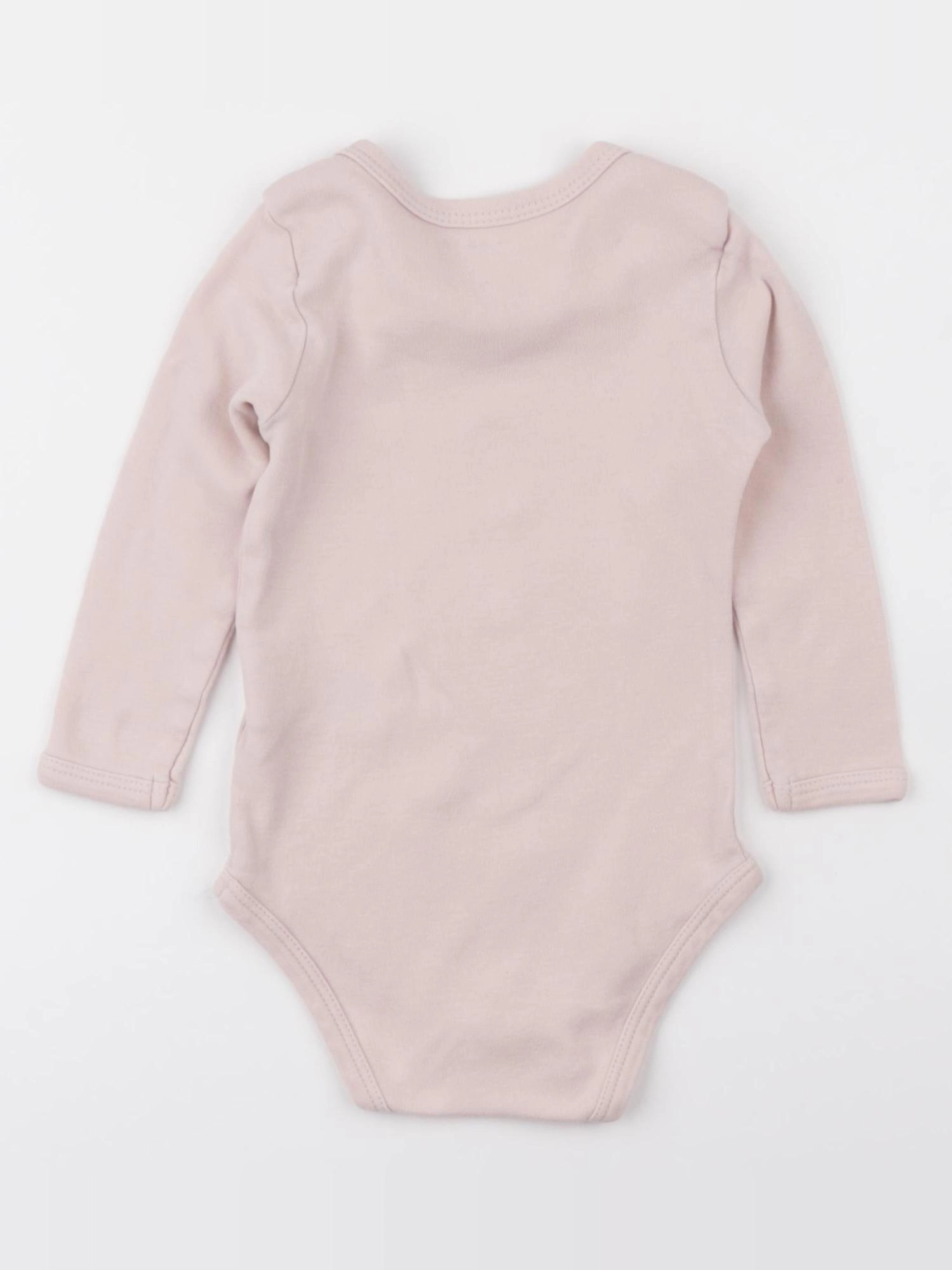 Vertbaudet - body rose - 12 mois