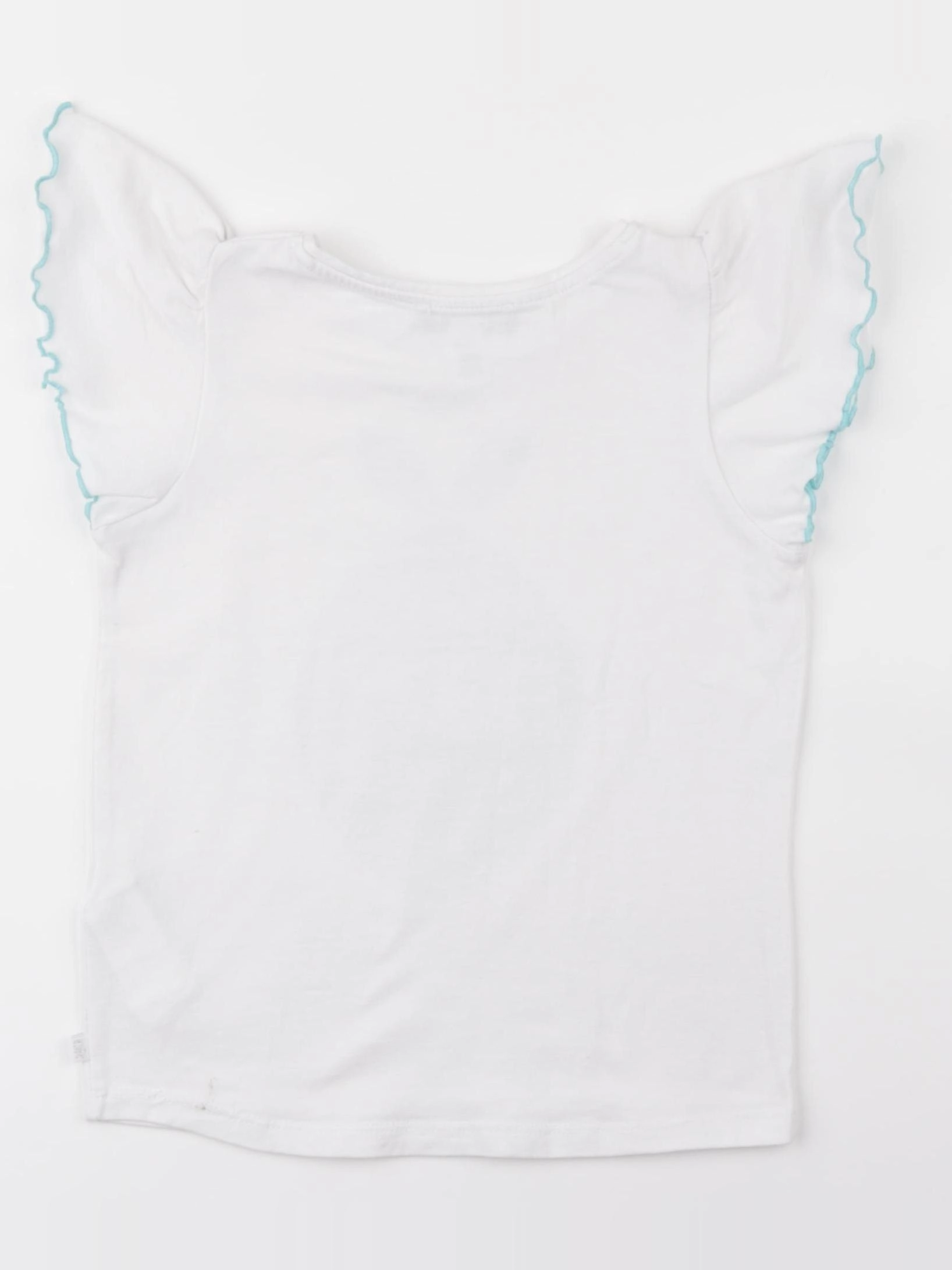 Okaidi - tee-shirt blanc, bleu - 5 ans