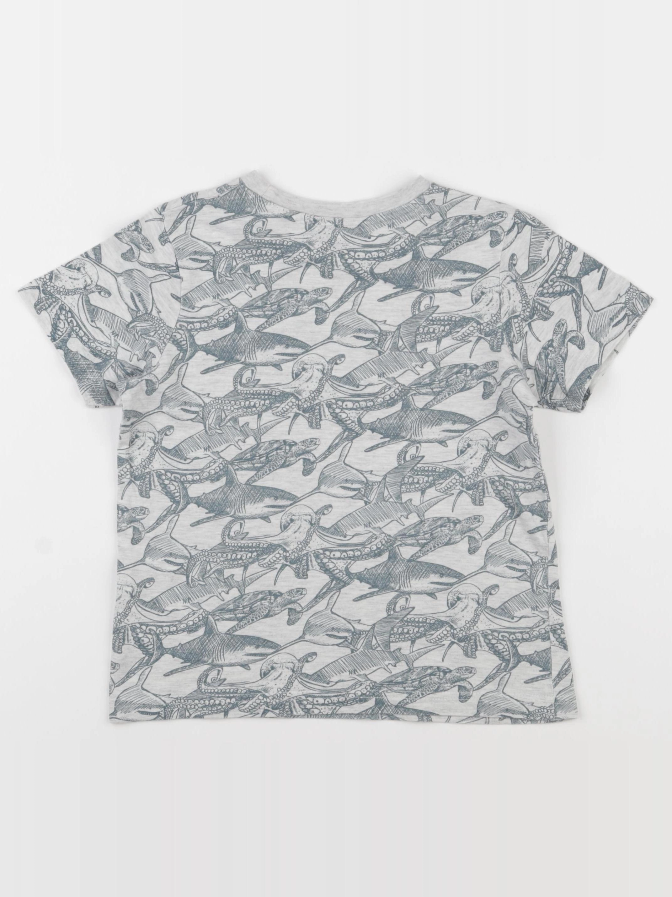 Vertbaudet - tee-shirt gris, vert - 6 ans