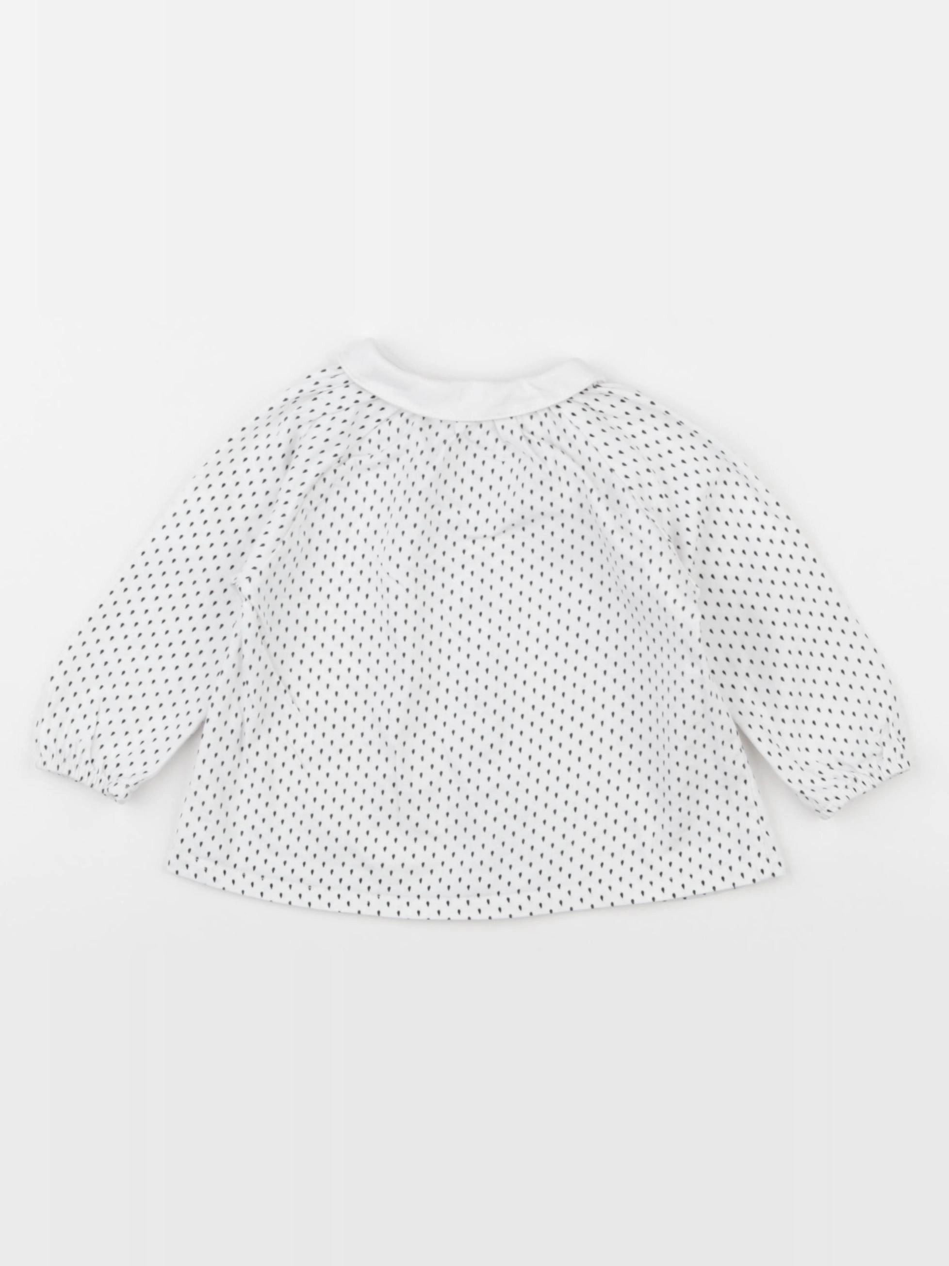 Boutchou - tee-shirt blanc - 6 mois