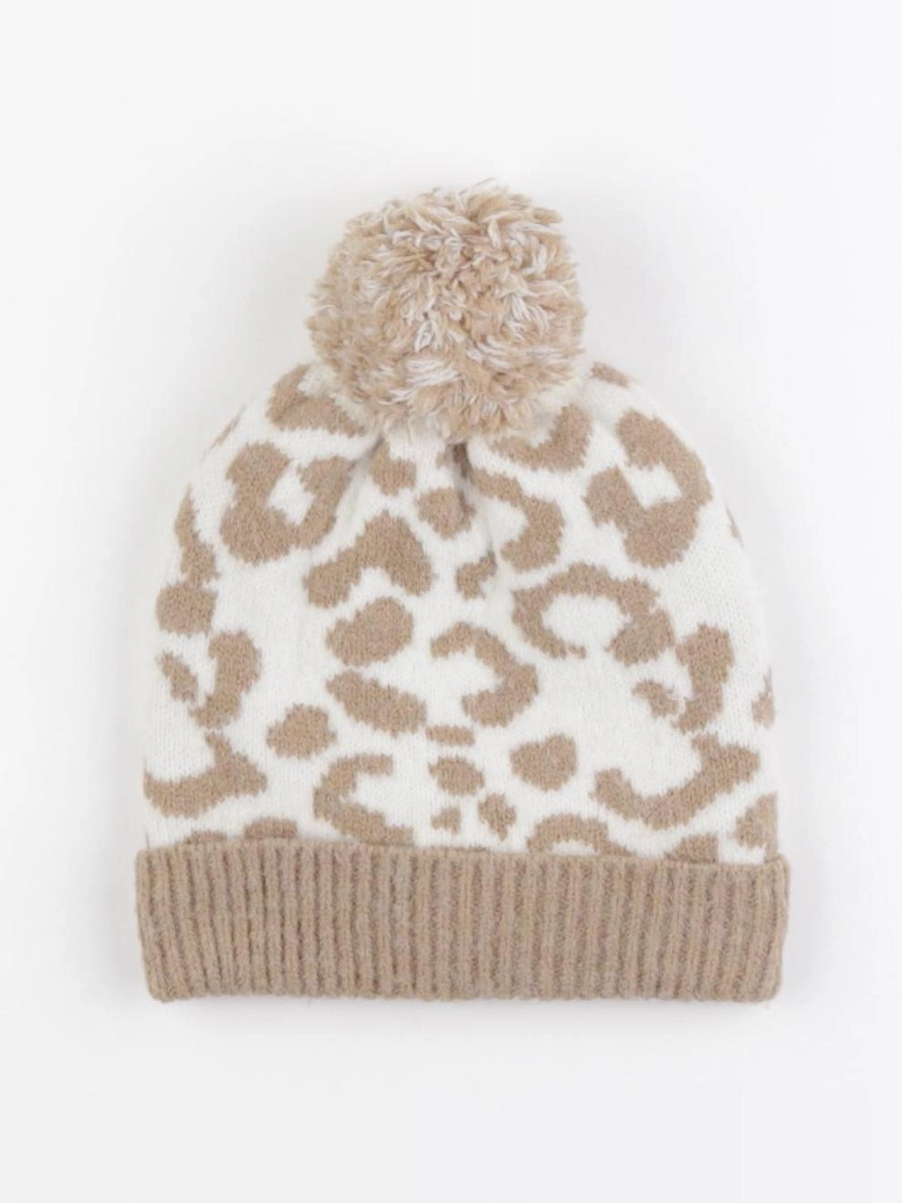 Vertbaudet - bonnet beige - 2/3 ans