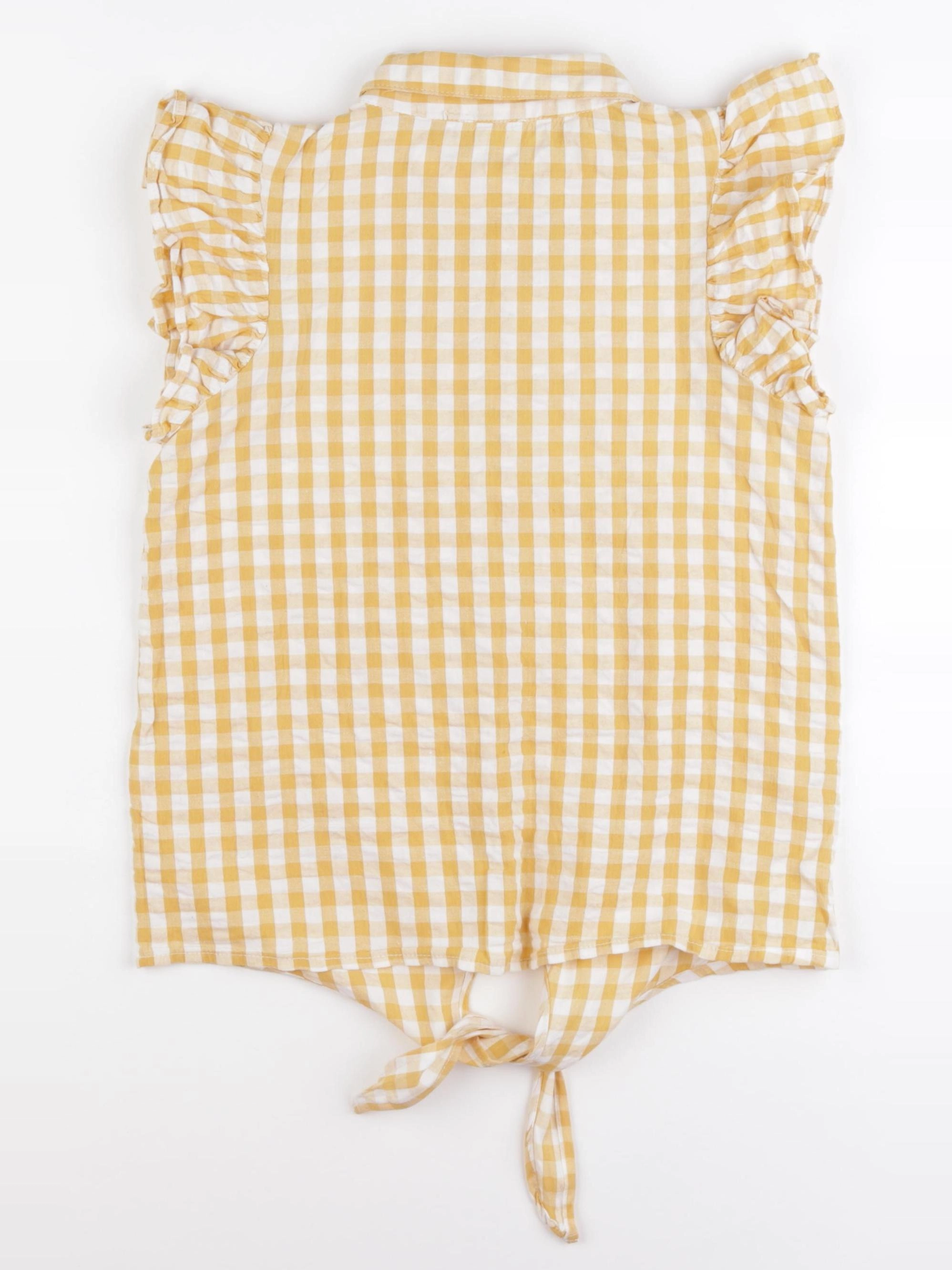 Vertbaudet - blouse blanc, jaune - 10 ans