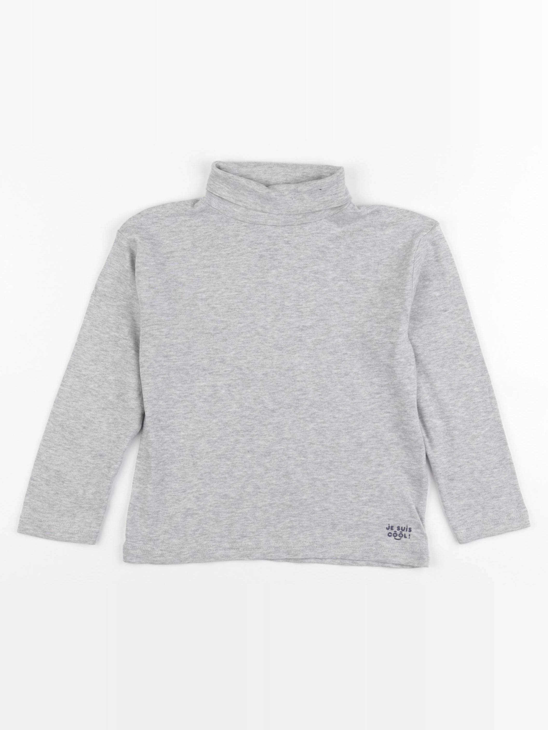 Vertbaudet - sous-pull gris - 5 ans