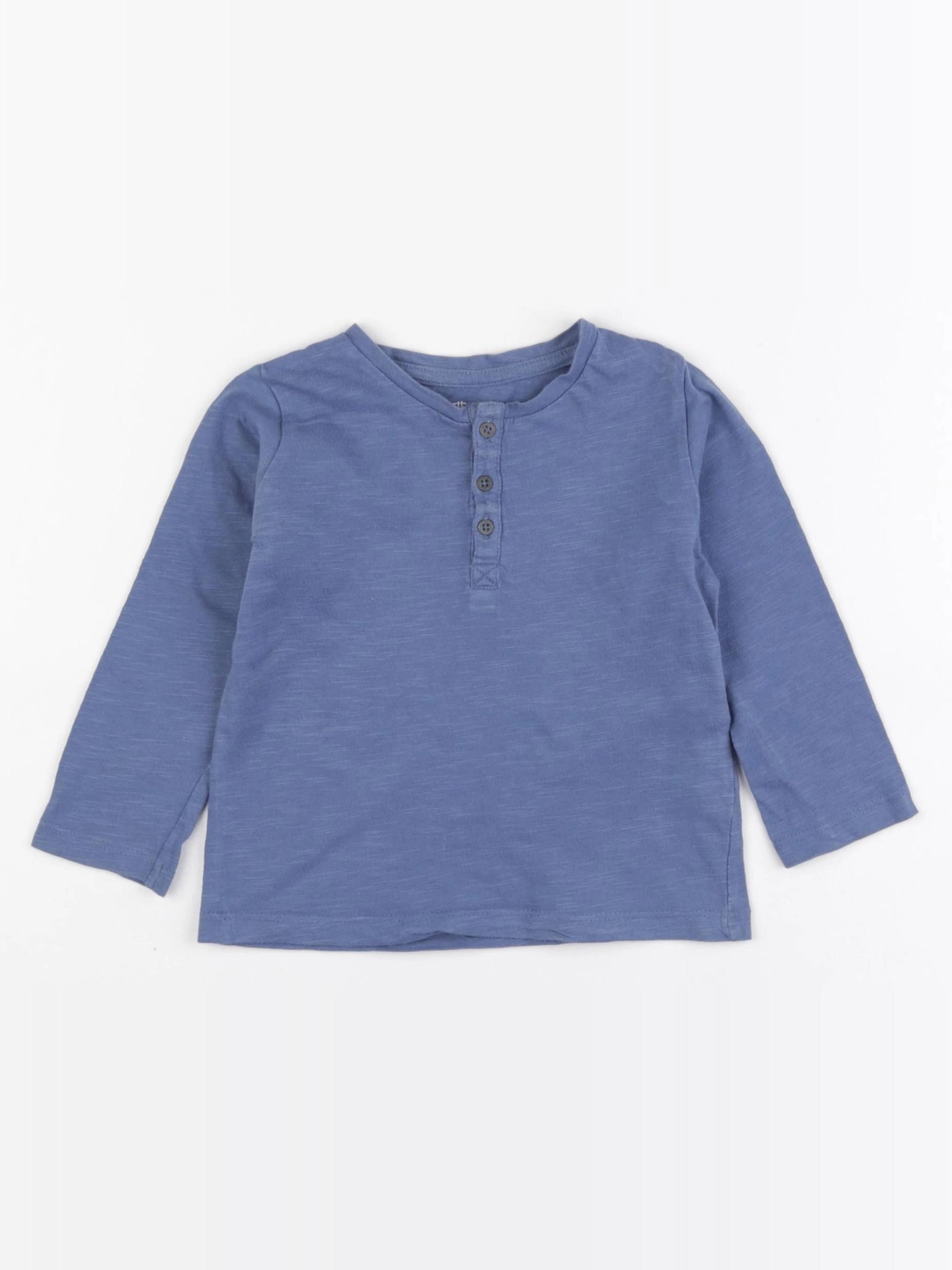 Vertbaudet - tee-shirt bleu - 18 mois