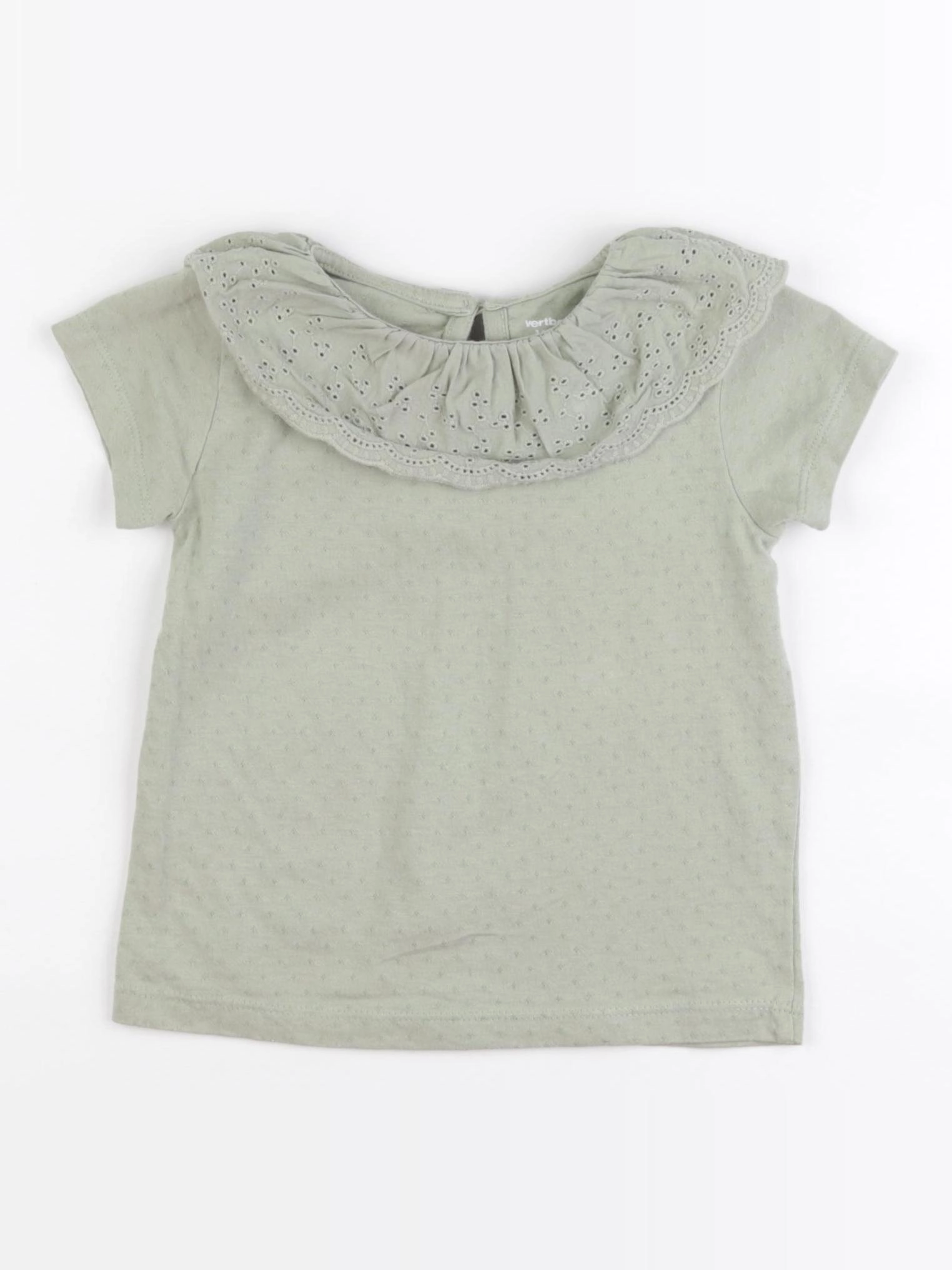 Vertbaudet - tee-shirt vert - 3 ans