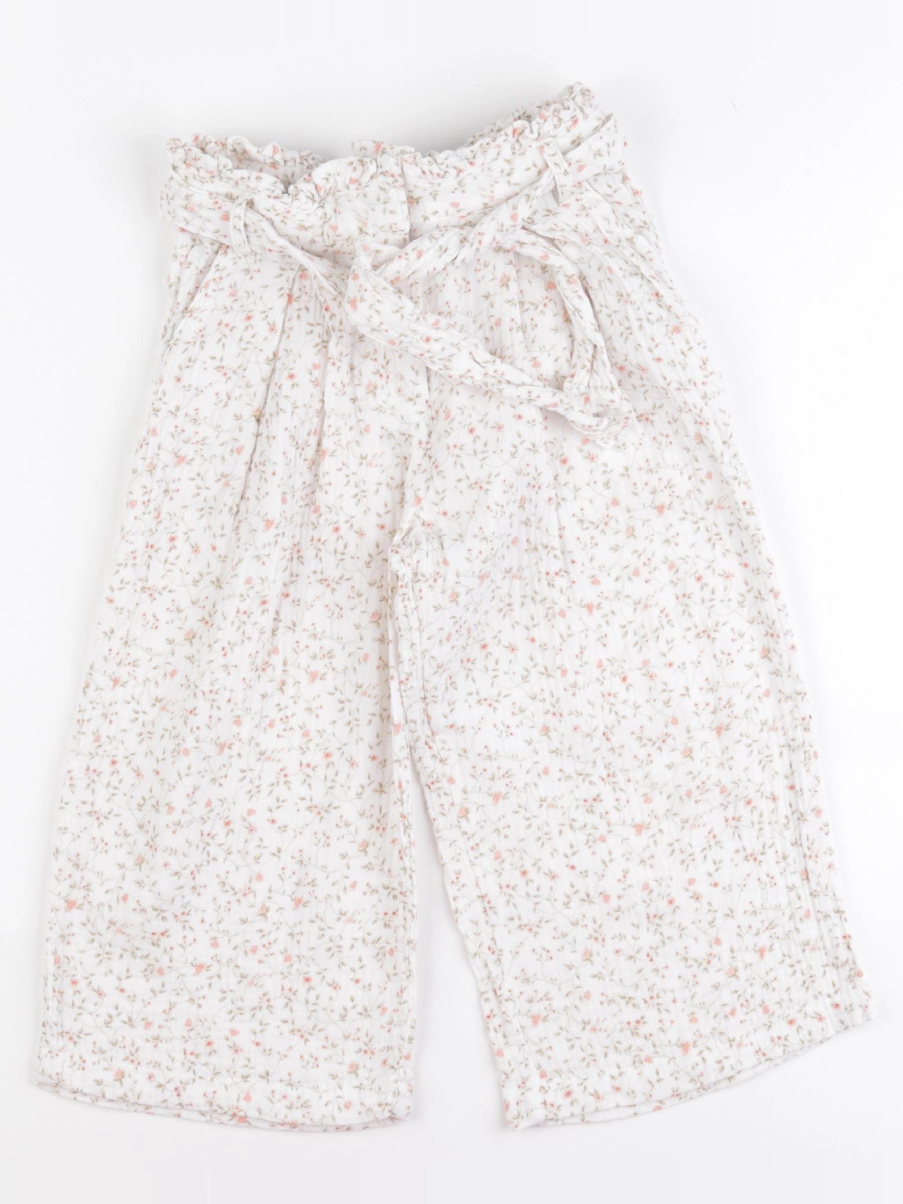 Vertbaudet - pantalon blanc - 5 ans