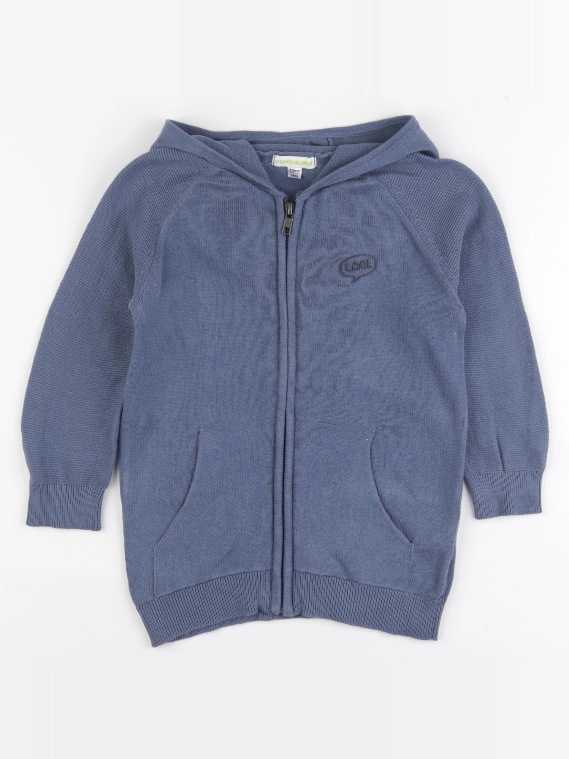 Vertbaudet - pull bleu - 5 ans