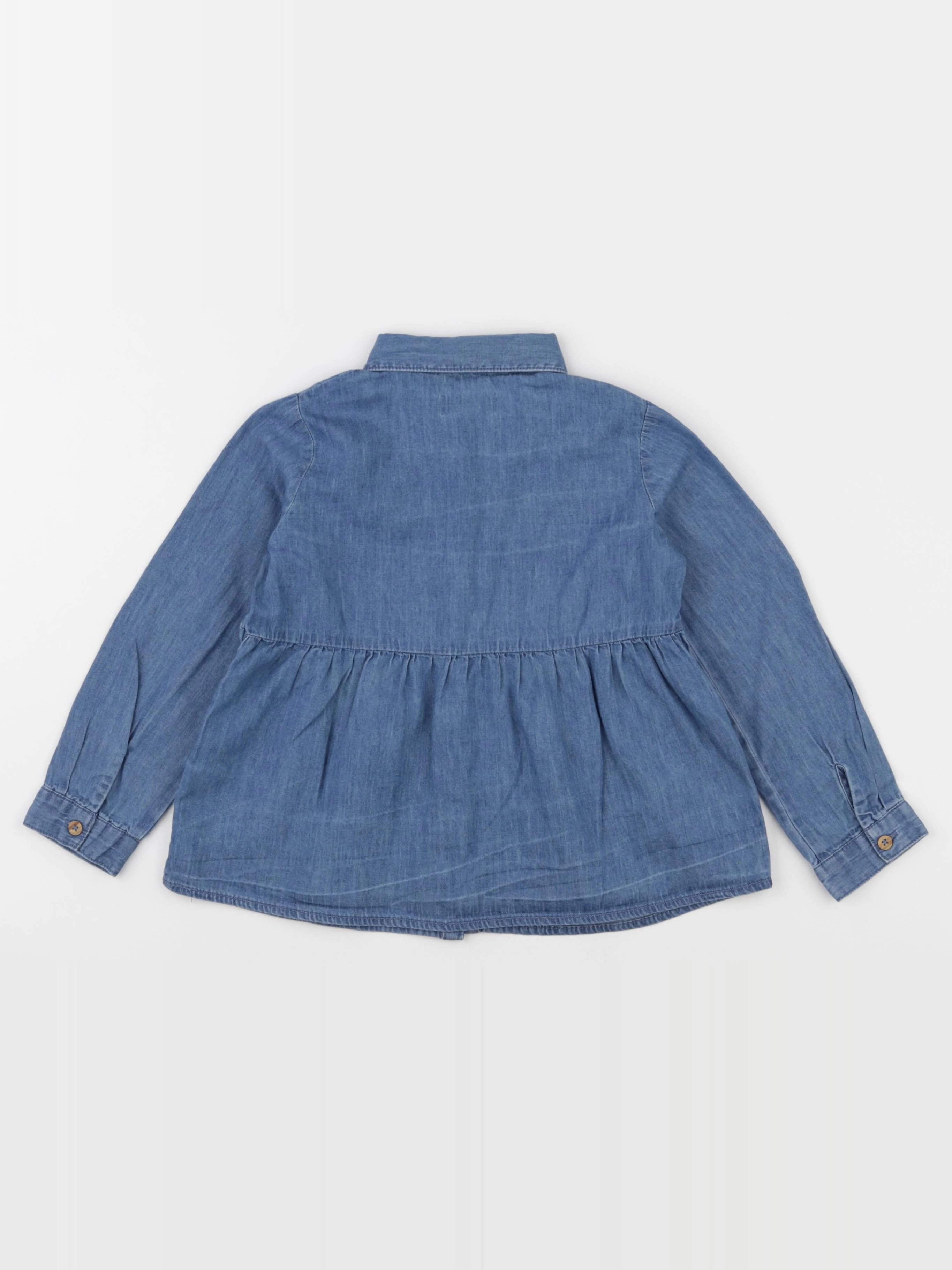 Vertbaudet - blouse bleu - 4 ans