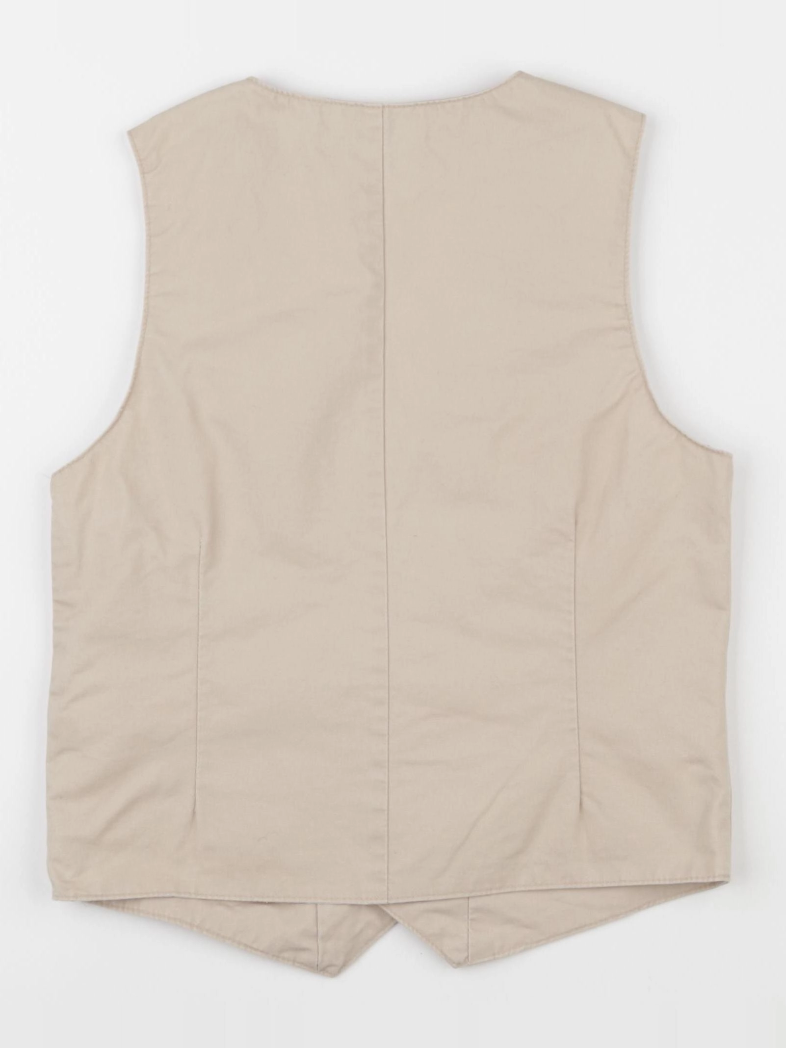 Vertbaudet - gilet beige - 8 ans