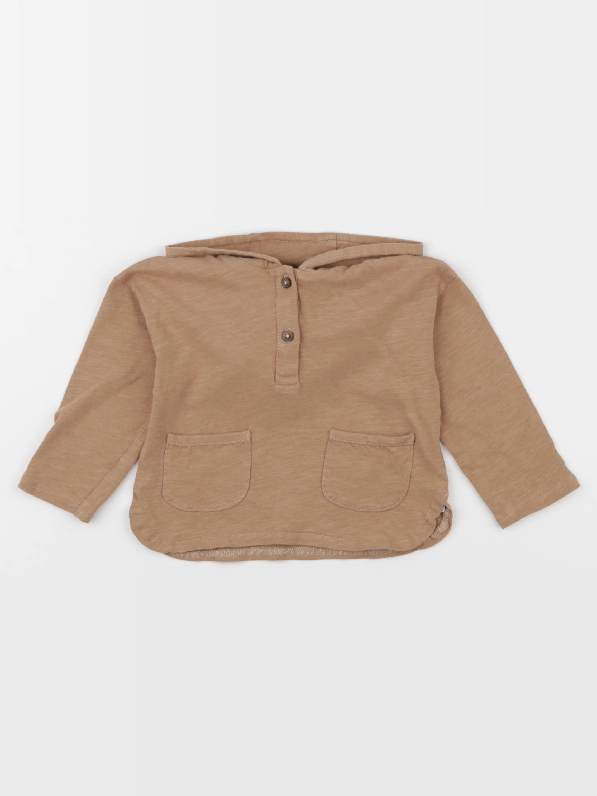 Vertbaudet - tee-shirt marron - 18 mois