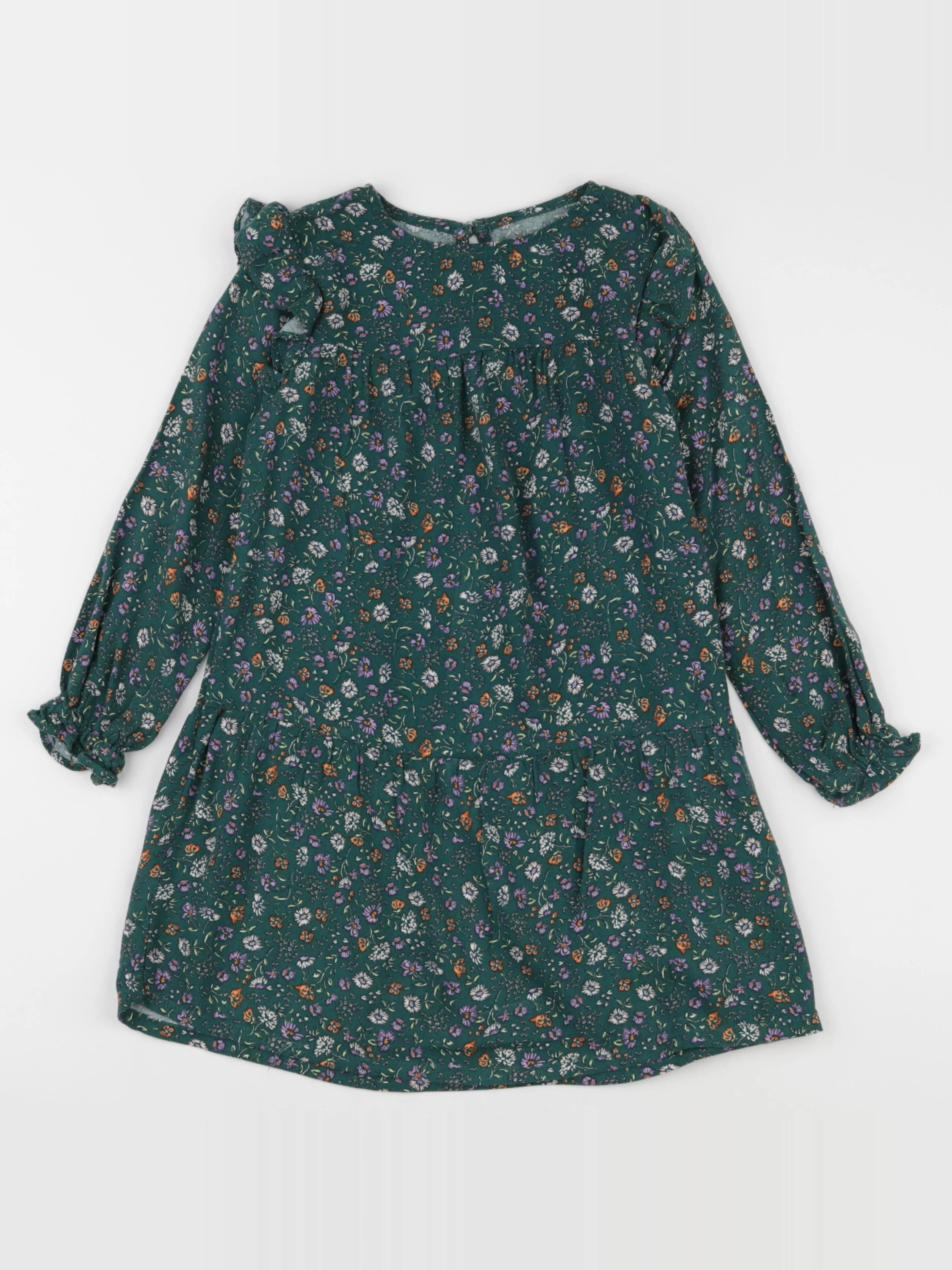 Vertbaudet - robe vert - 5 ans