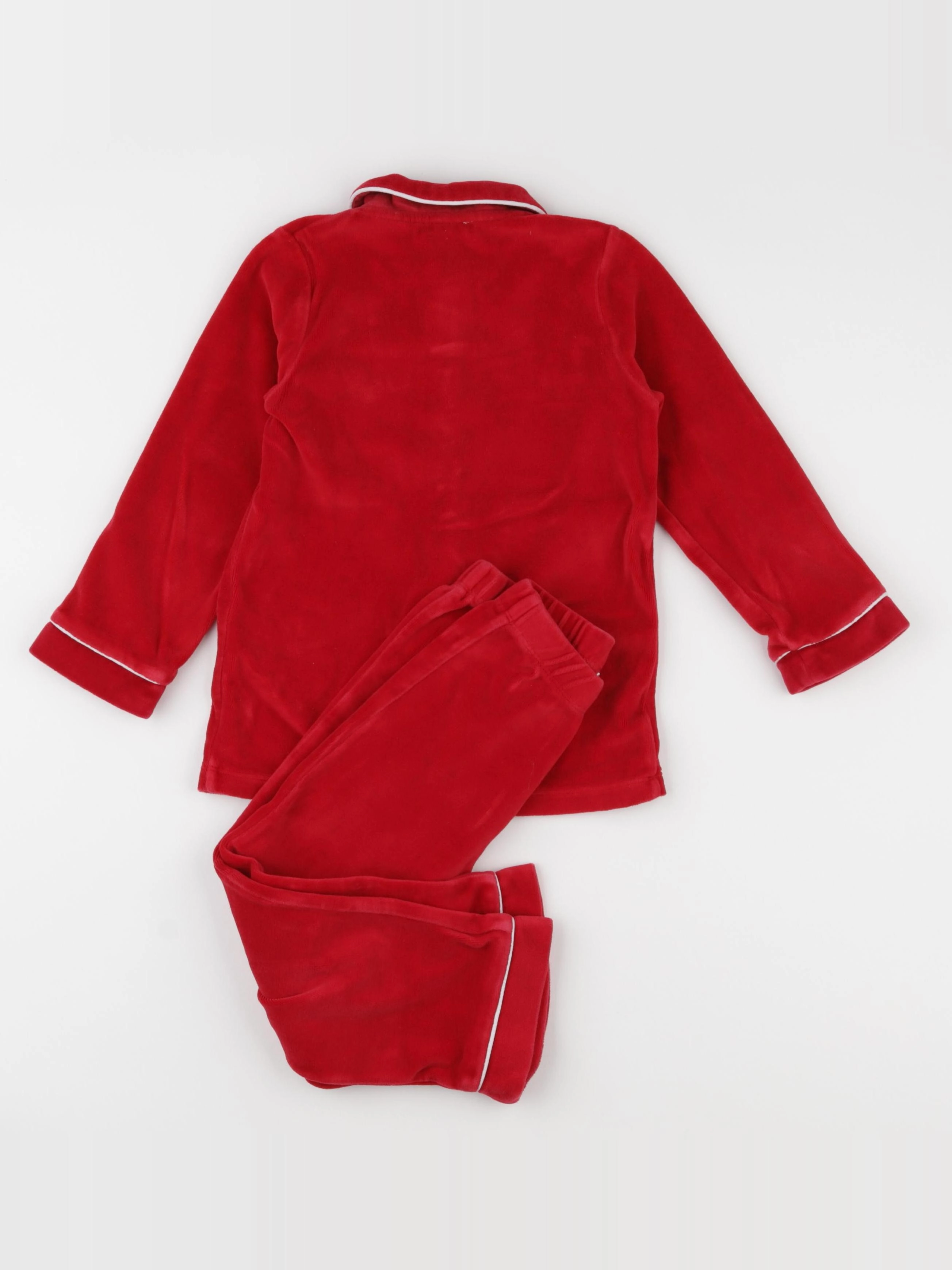 Jacadi - pyjama velours rouge - 4 ans