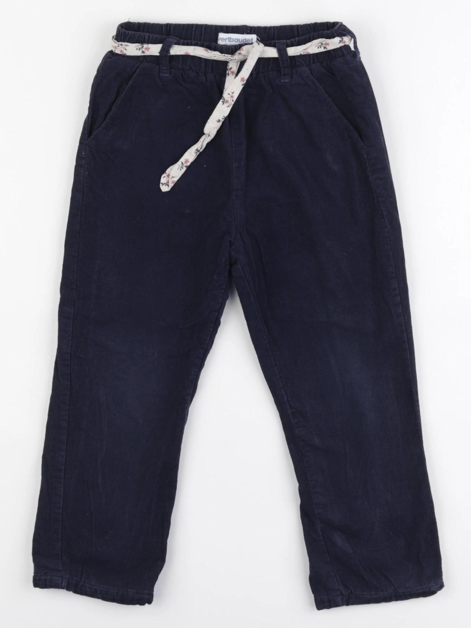 Vertbaudet - pantalon bleu - 36 mois