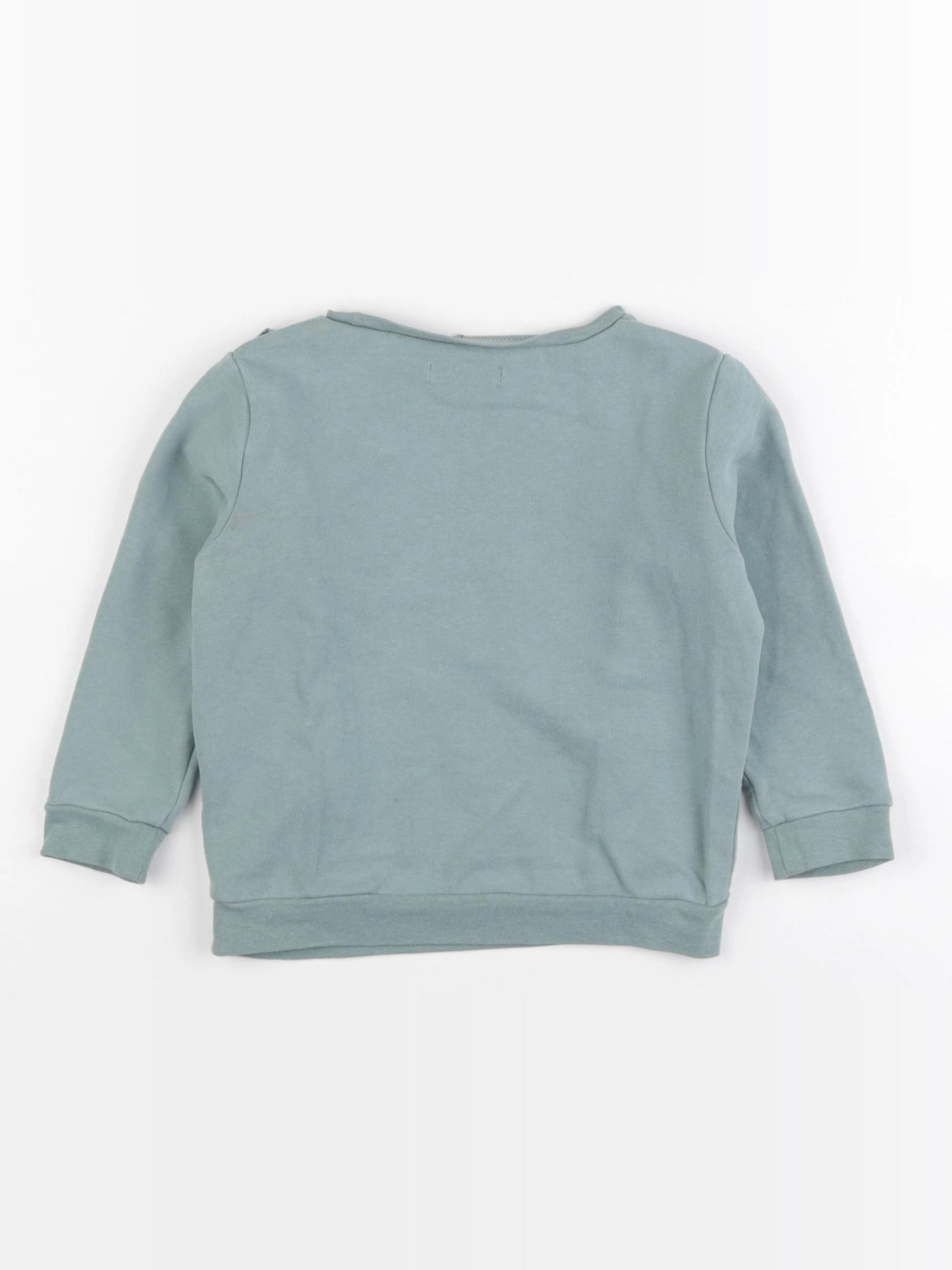Vertbaudet - sweat vert - 3 ans