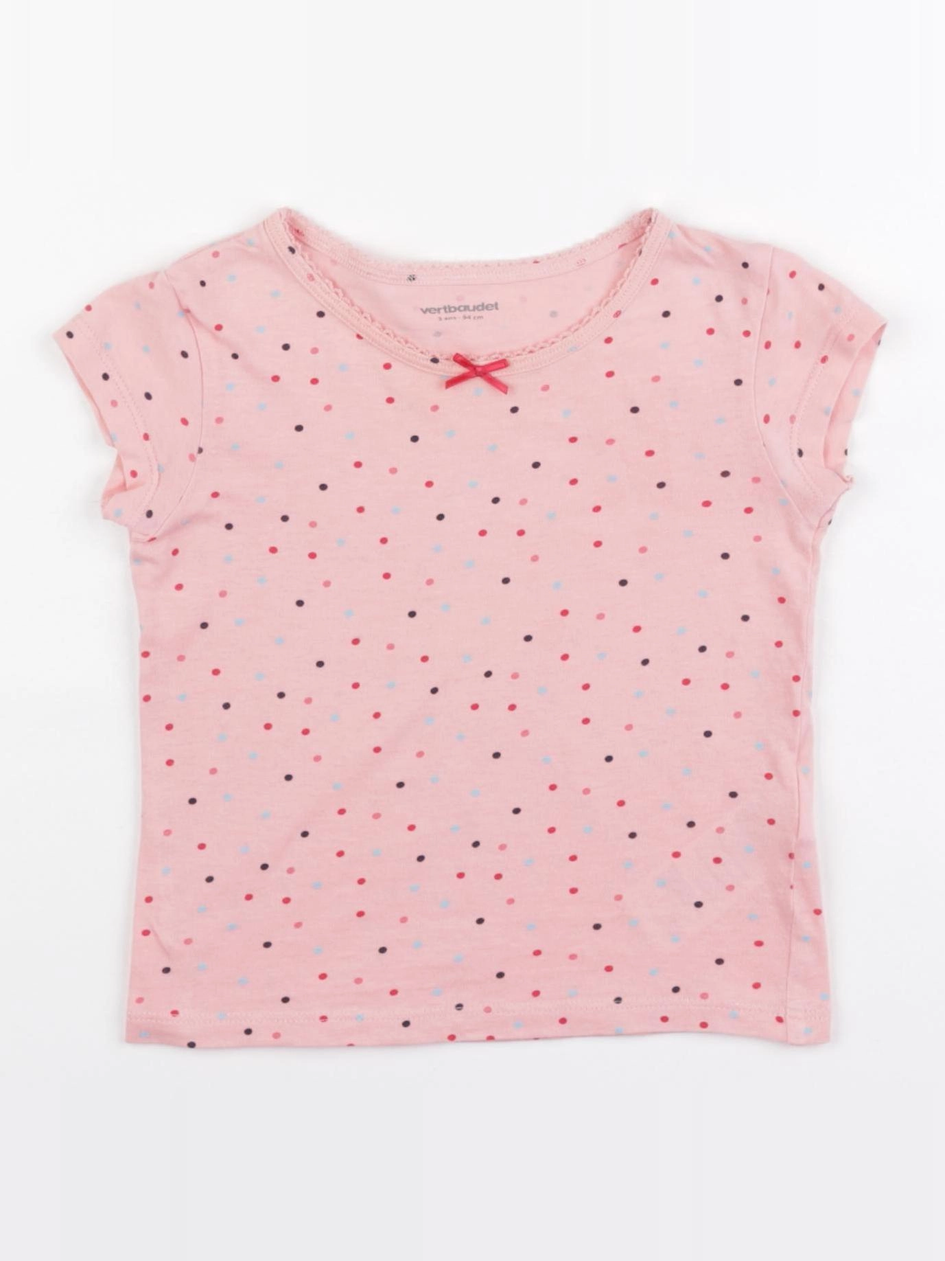 Vertbaudet - maillot de corps rose - 3 ans