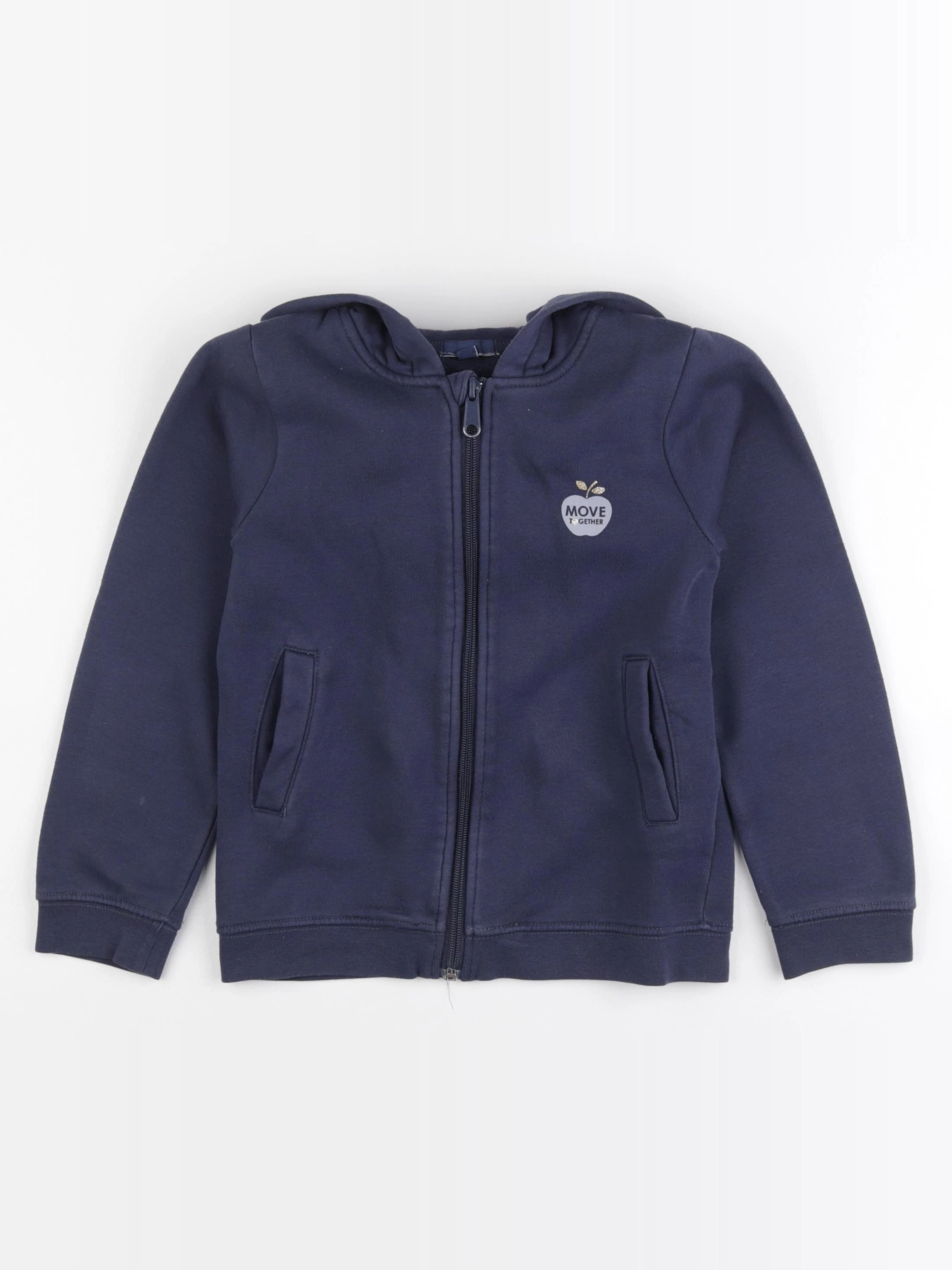 Vertbaudet - sweat bleu - 8 ans
