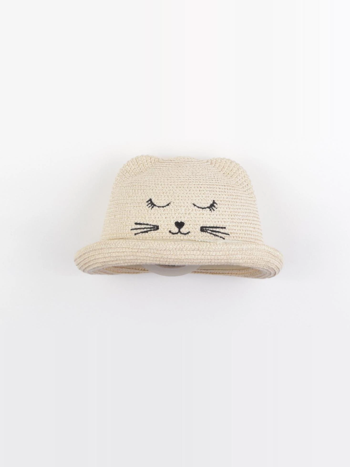 Vertbaudet - chapeau beige, or - 12/18 mois