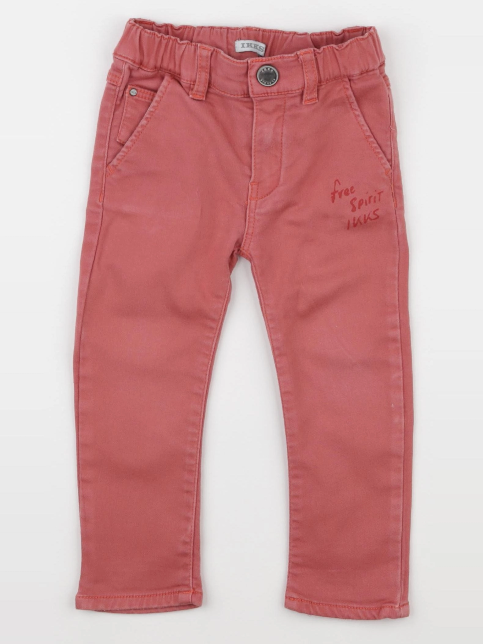 IKKS - pantalon rose - 12 mois