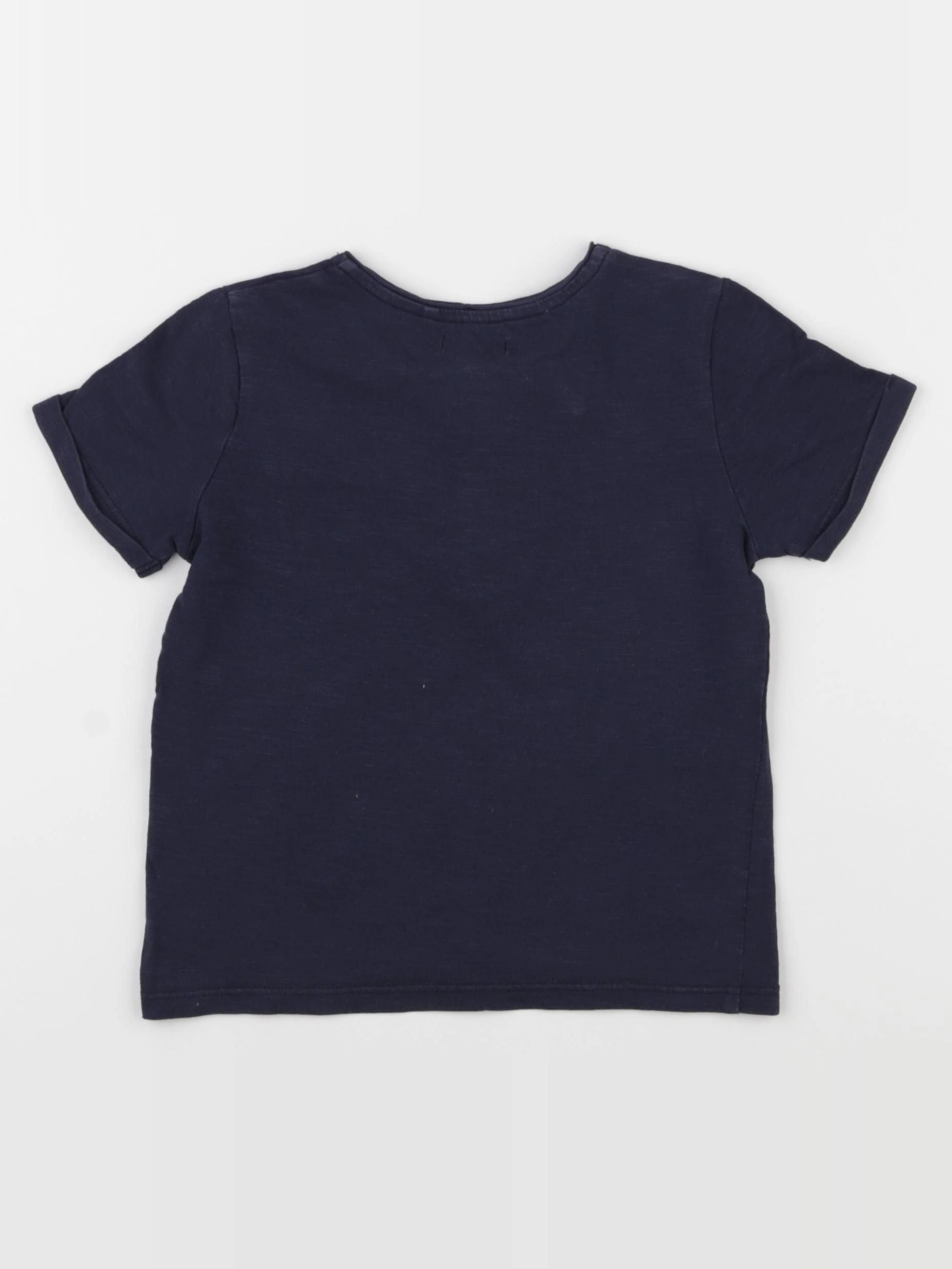 IKKS - tee-shirt bleu - 2 ans