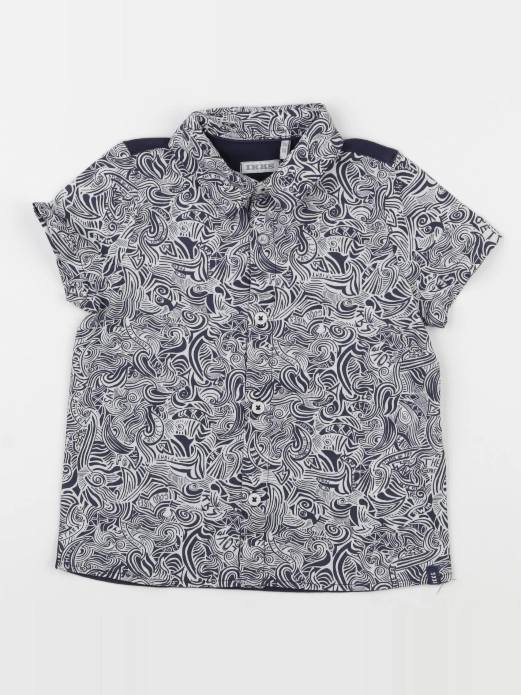 IKKS - chemise bleu - 18 mois