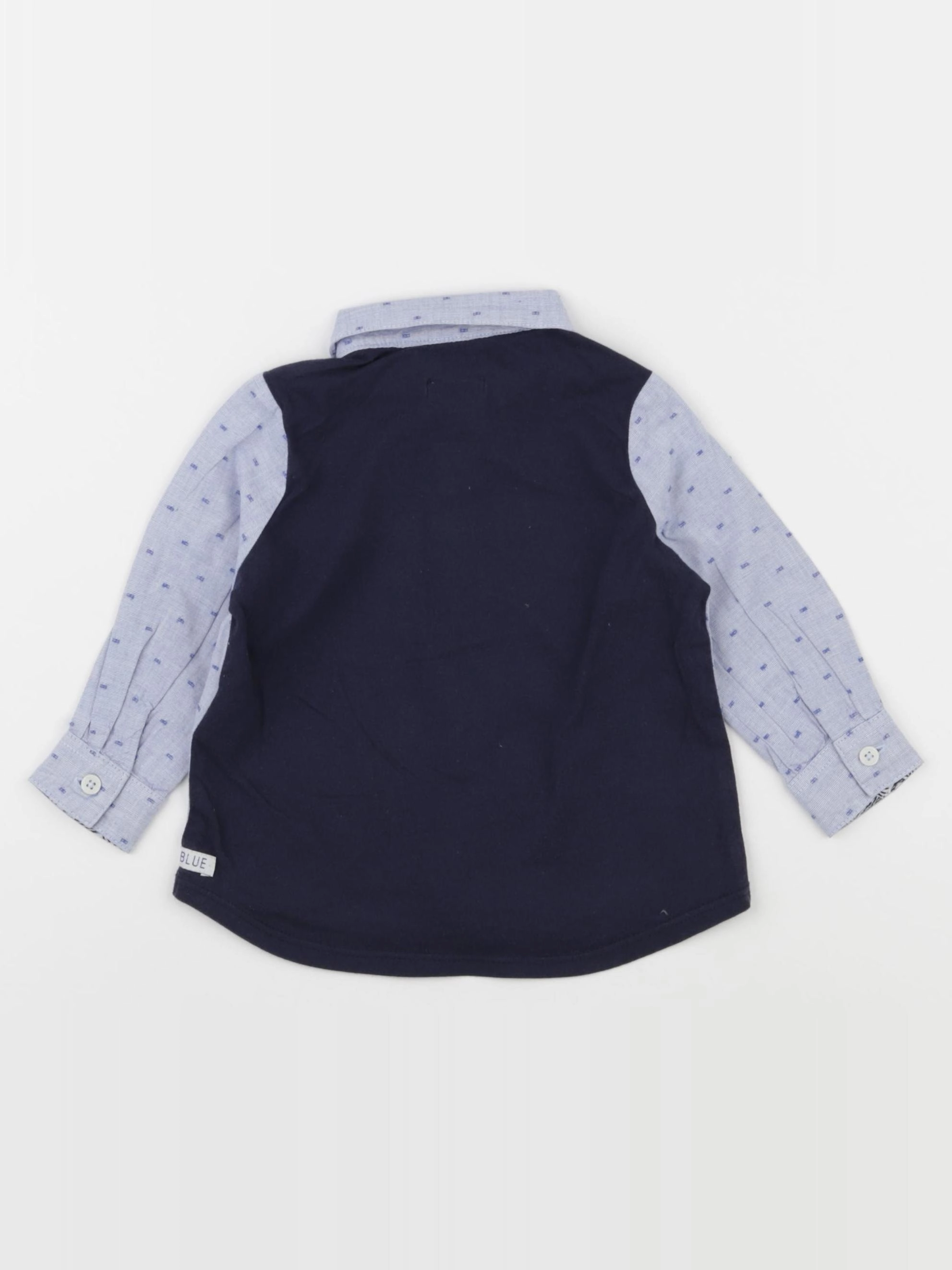 IKKS - chemise bleu - 12 mois